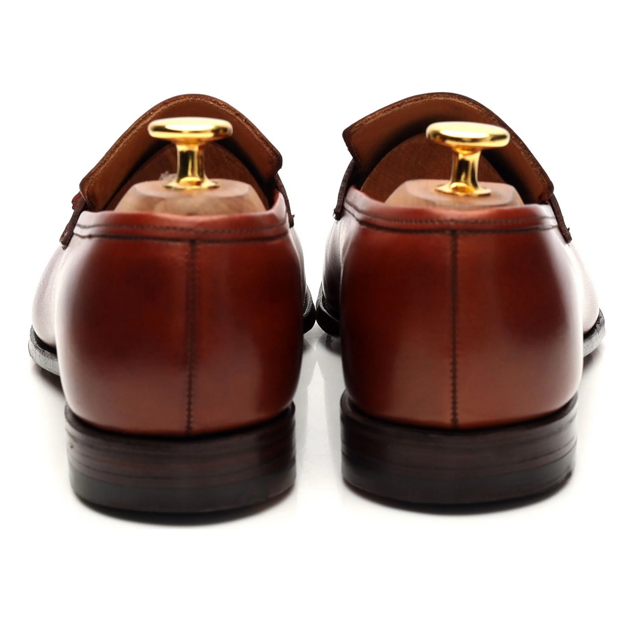 Women's 'Sophie 2' Tan Brown Leather Tassel Loafers UK 6 C - Image 4