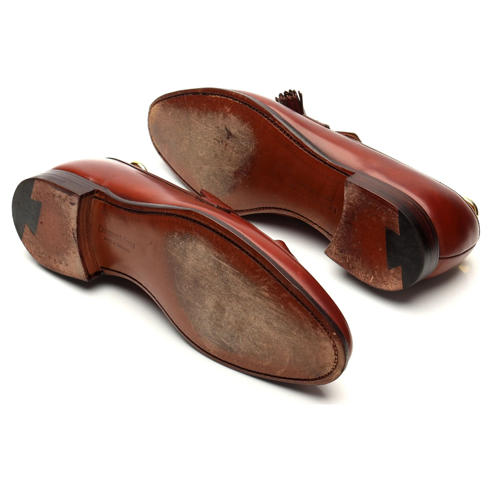 Women's 'Sophie 2' Tan Brown Leather Tassel Loafers UK 6 C - Image 5