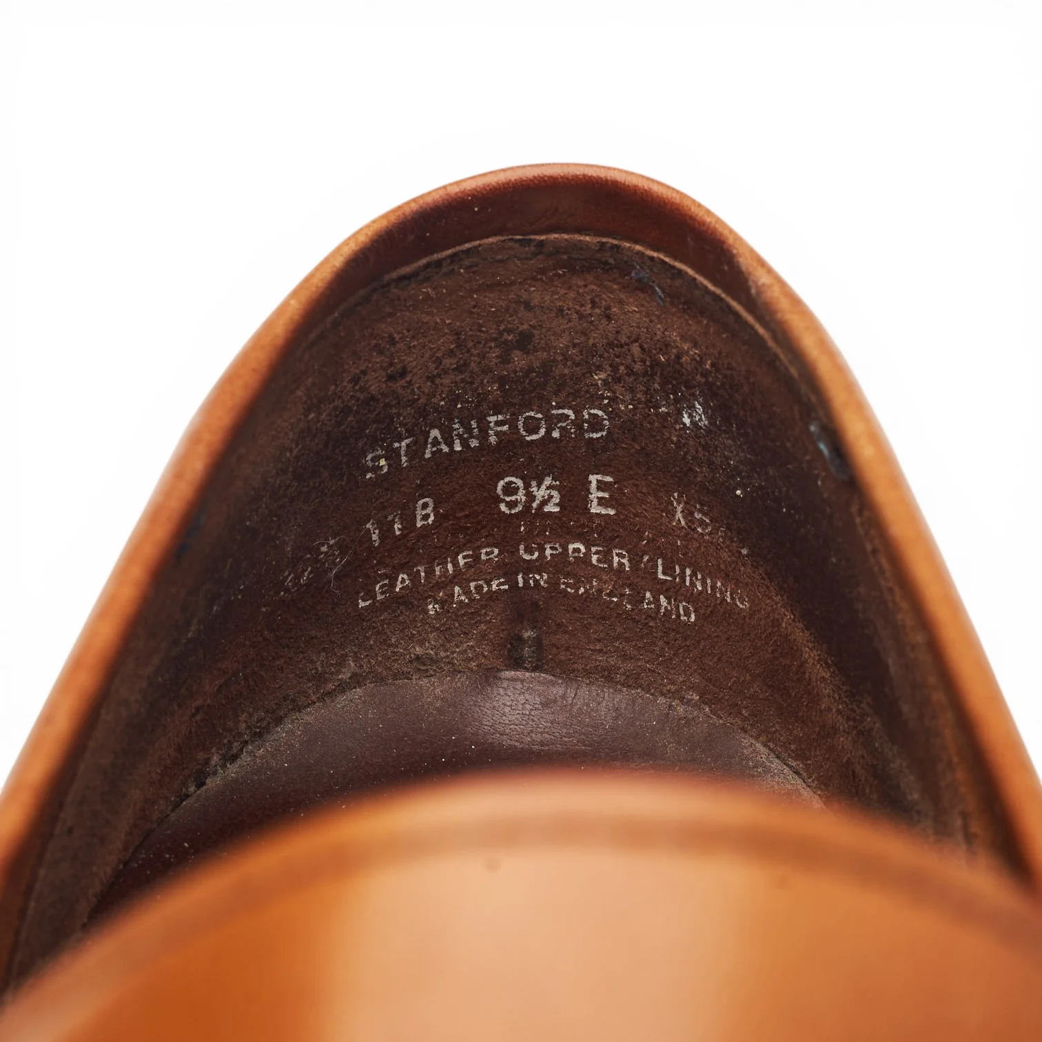 'Stanford' Tan Brown Leather Tassel Loafers UK 9.5 E - Image 9