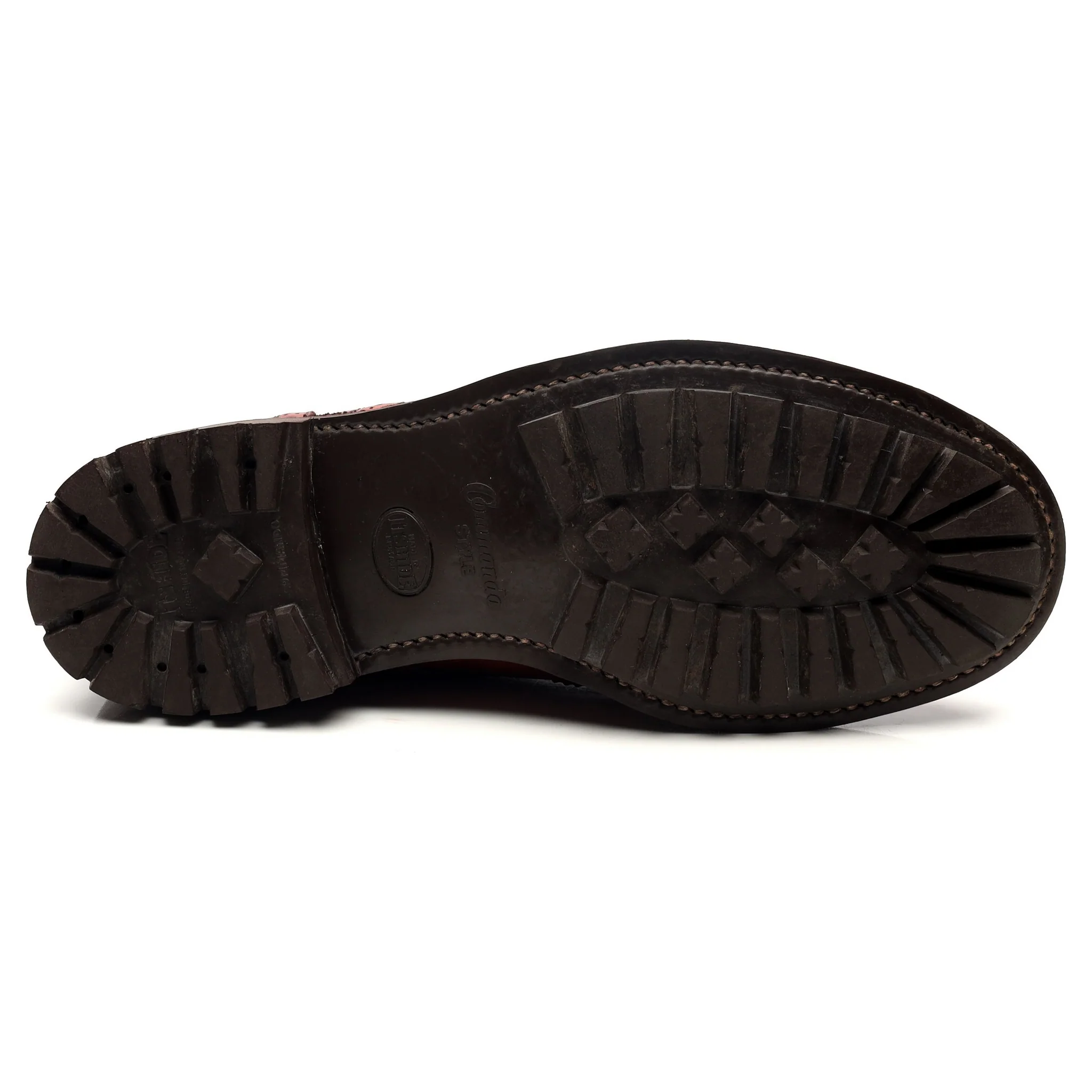 'Stirling' Brown Leather Derby Brogues UK 9 FX - Image 11