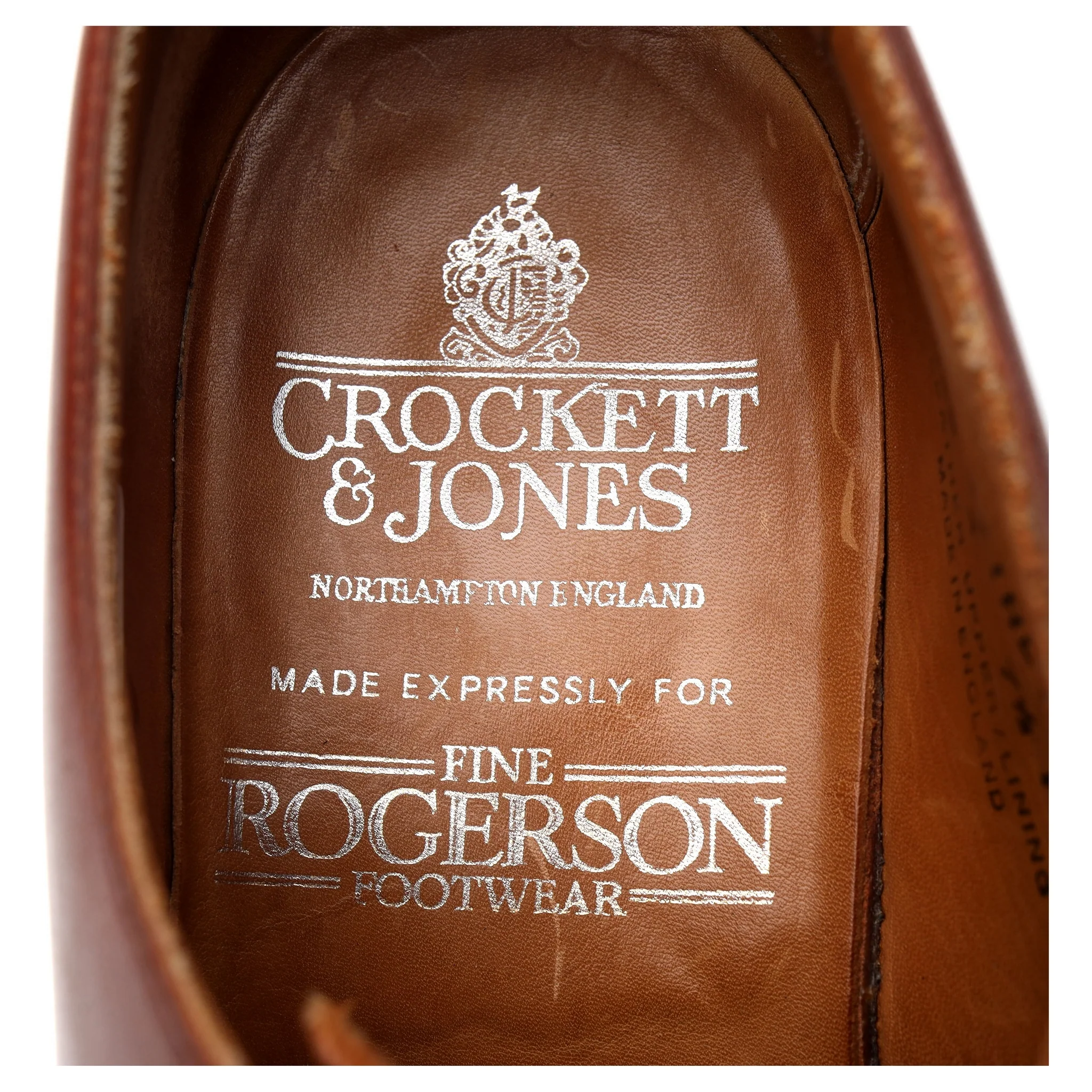 'Stirling' Tan Brown Leather Derby UK 7.5 F - Image 6