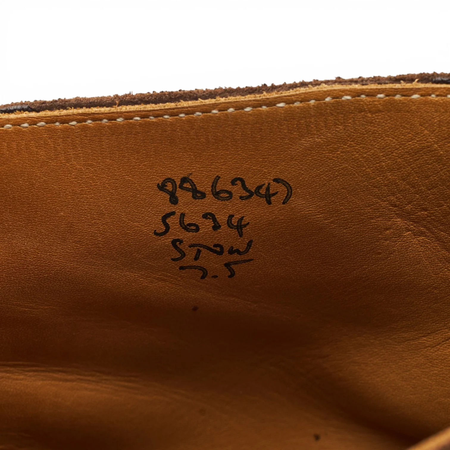 'Stow' Dark Brown Suede Brogue Boots UK 7 - Image 7