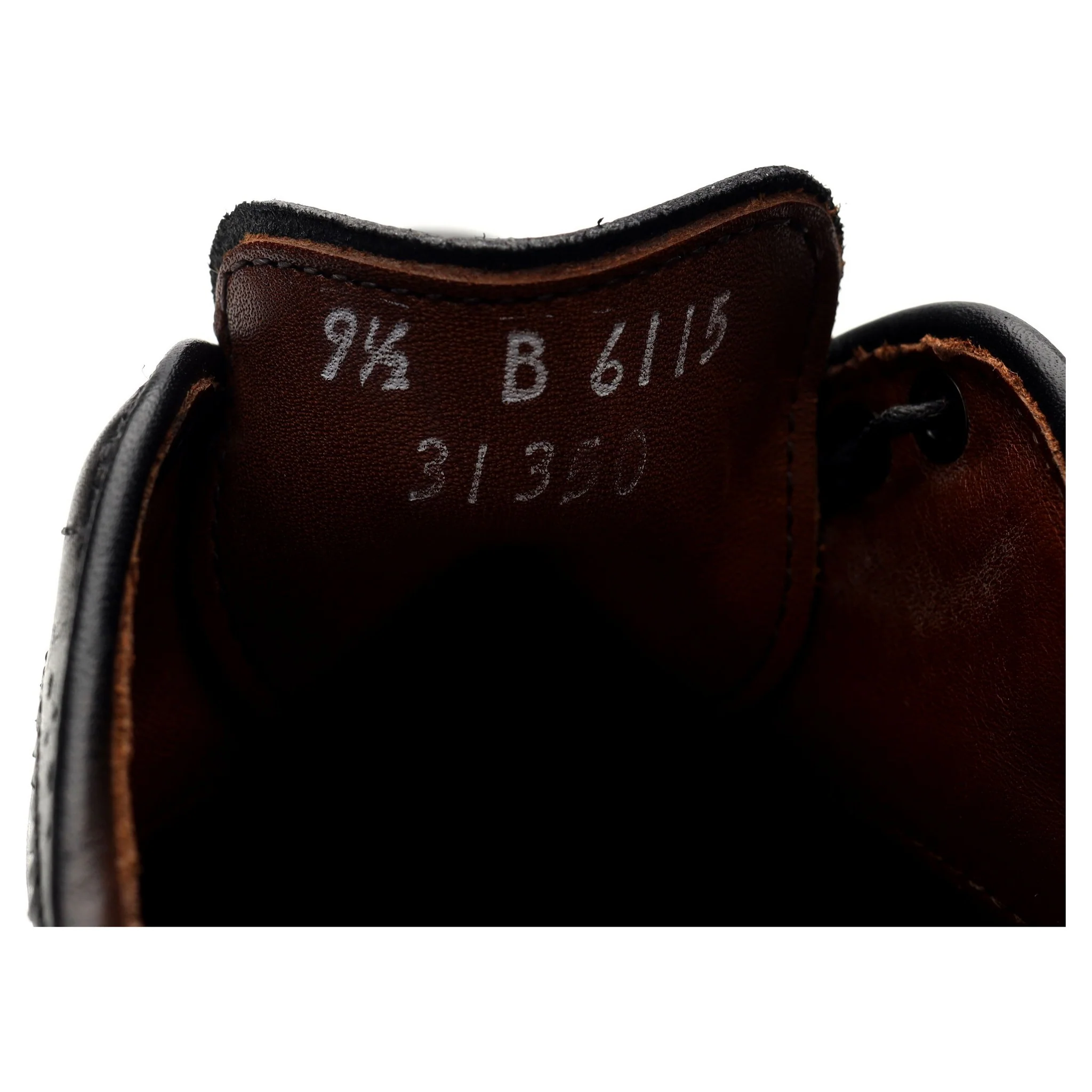 'Strand' Black Leather Oxford Brogues UK 8.5 US 9.5 B - Image 7