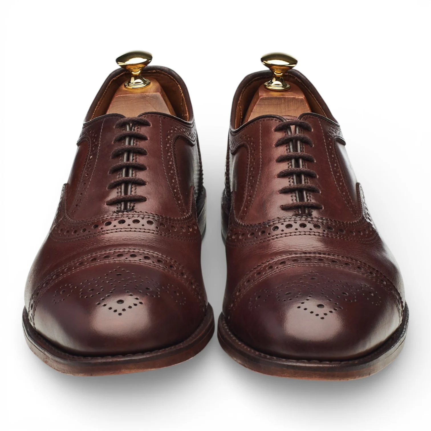 'Strand' Dark Brown Leather Oxford Brogues UK 9.5 US 10.5 D - Image 2