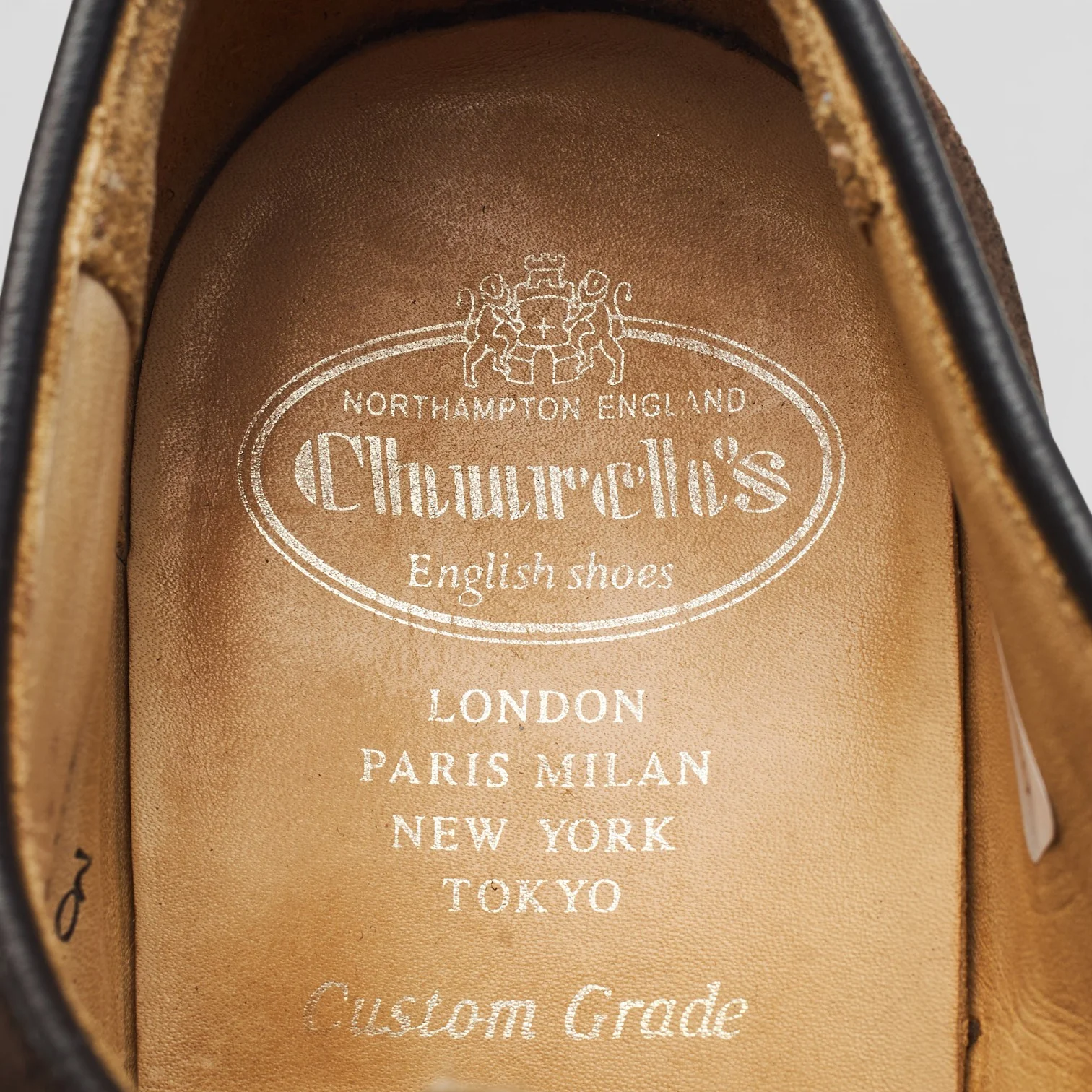 'Stratton' Dark Brown Suede Derby UK 7.5 F - Image 6