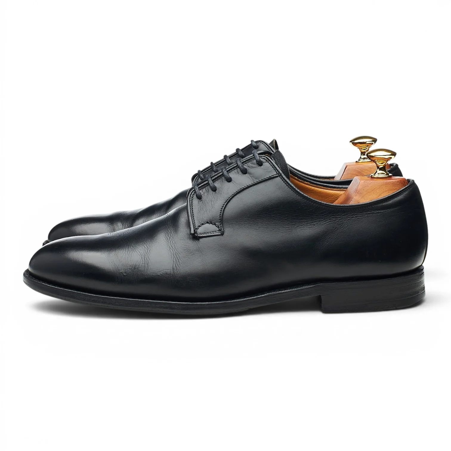'Stratton' Black Leather Derby UK 8.5 G - Image 3