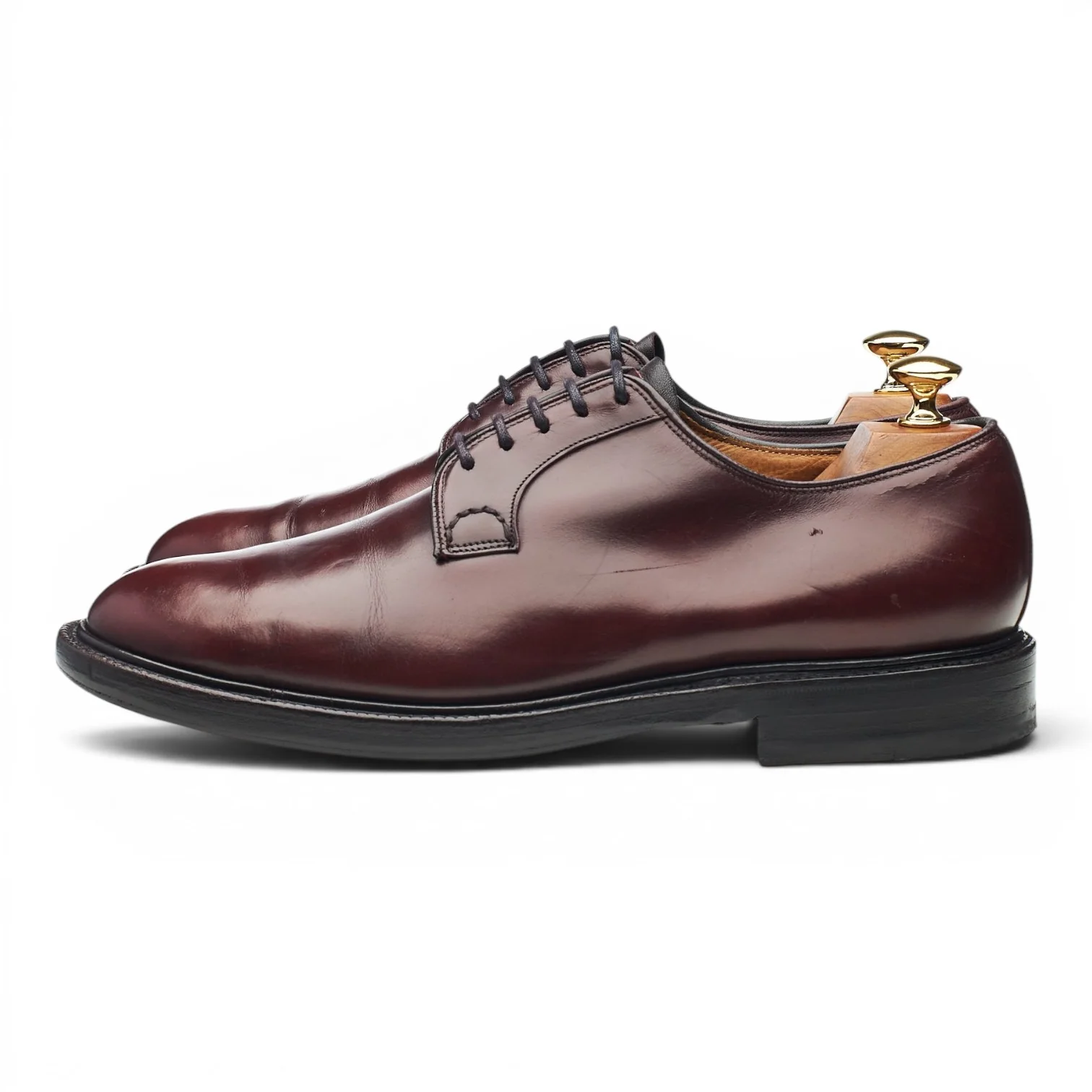'Stratton' Burgundy Leather Derby UK 9.5 F - Image 3