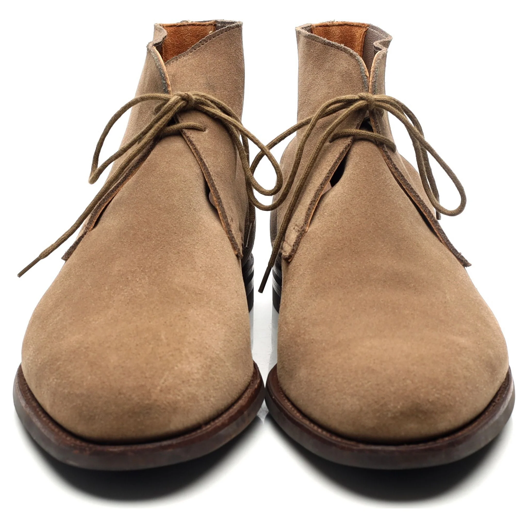 'Sulgrave' Stone Suede Chukka Boots UK 8.5 E - Image 8