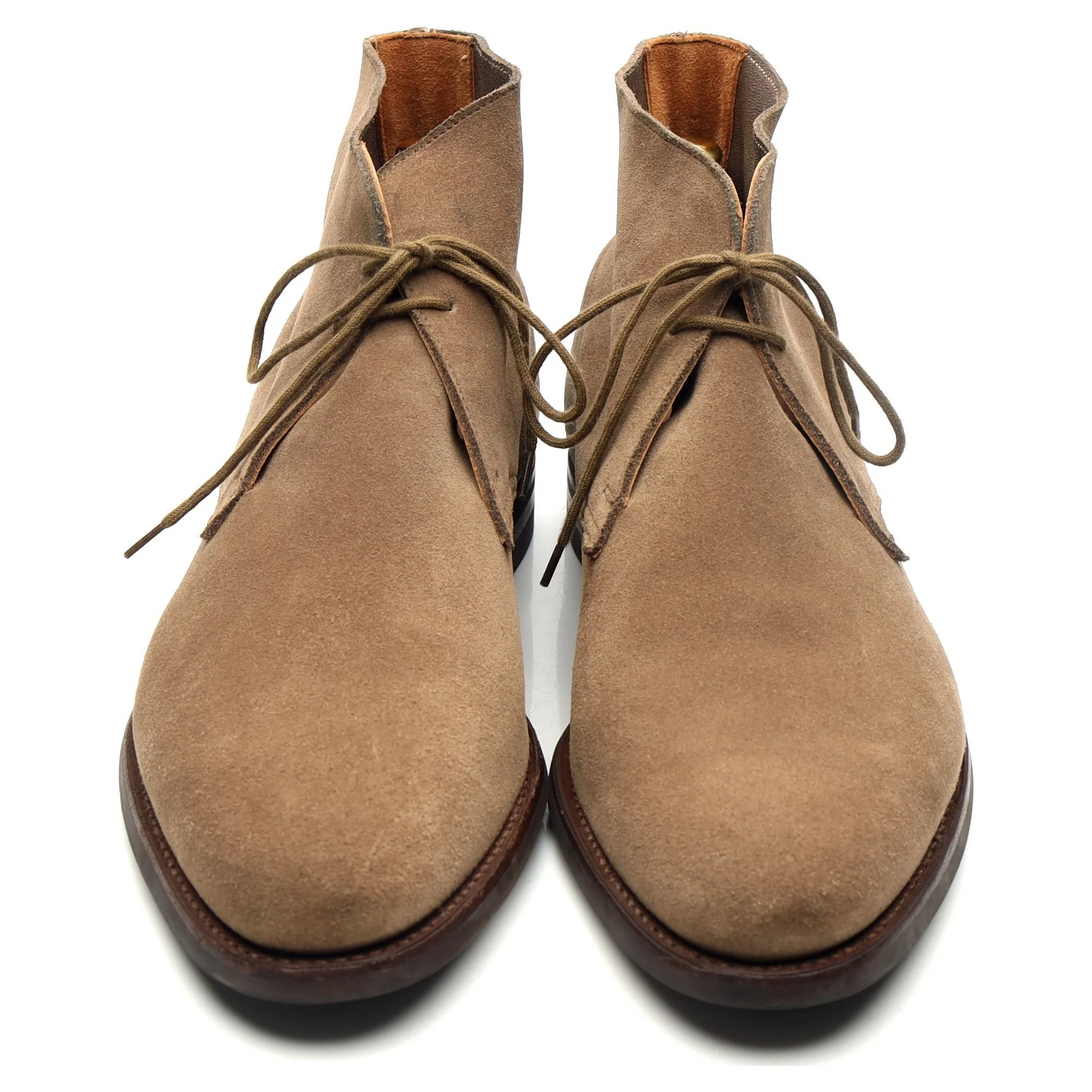 'Sulgrave' Stone Suede Chukka Boots UK 8.5 E - Image 9
