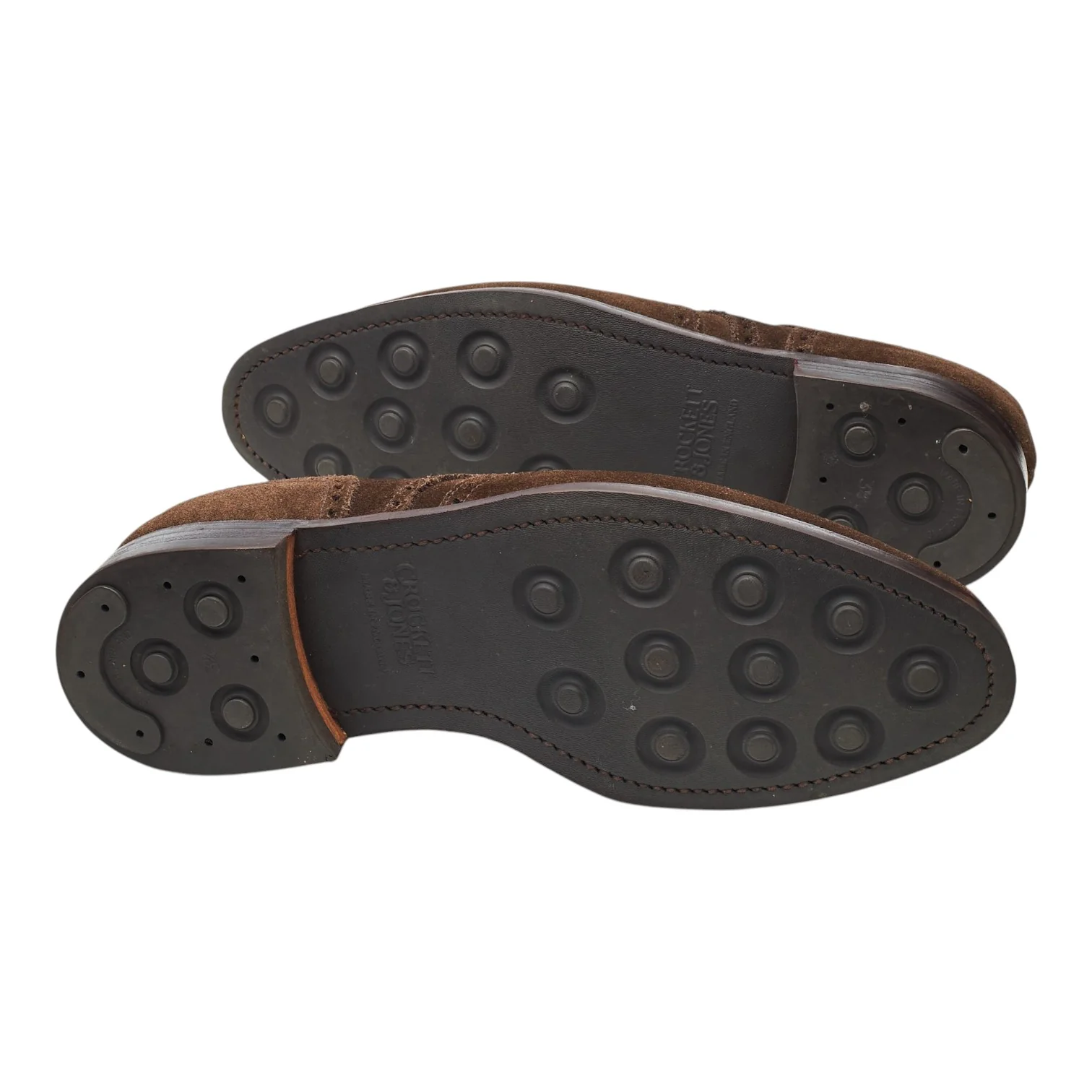 'Swansea' Dark Brown Suede Derby Brogues UK 8.5 E - Image 5