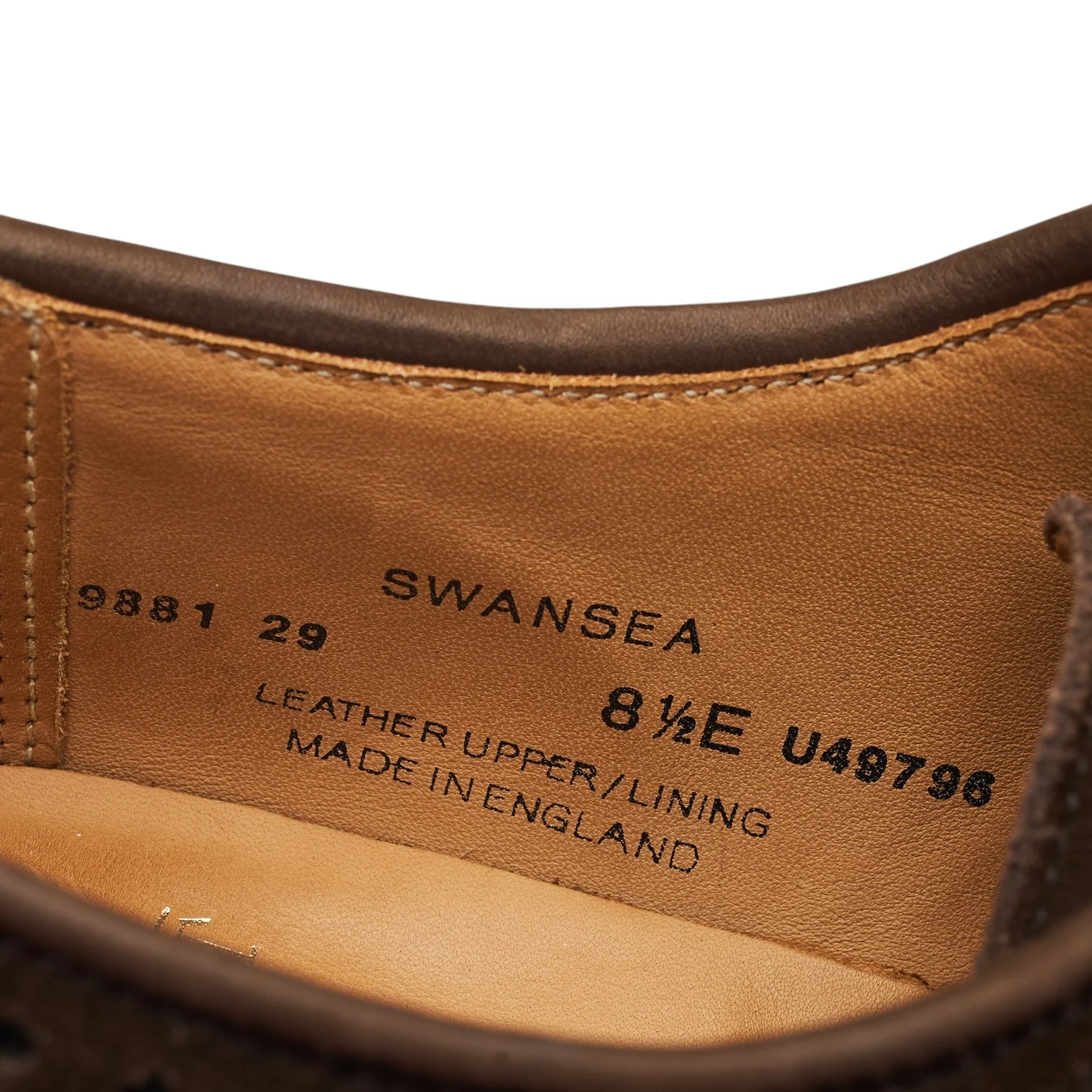 'Swansea' Dark Brown Suede Derby Brogues UK 8.5 E - Image 7