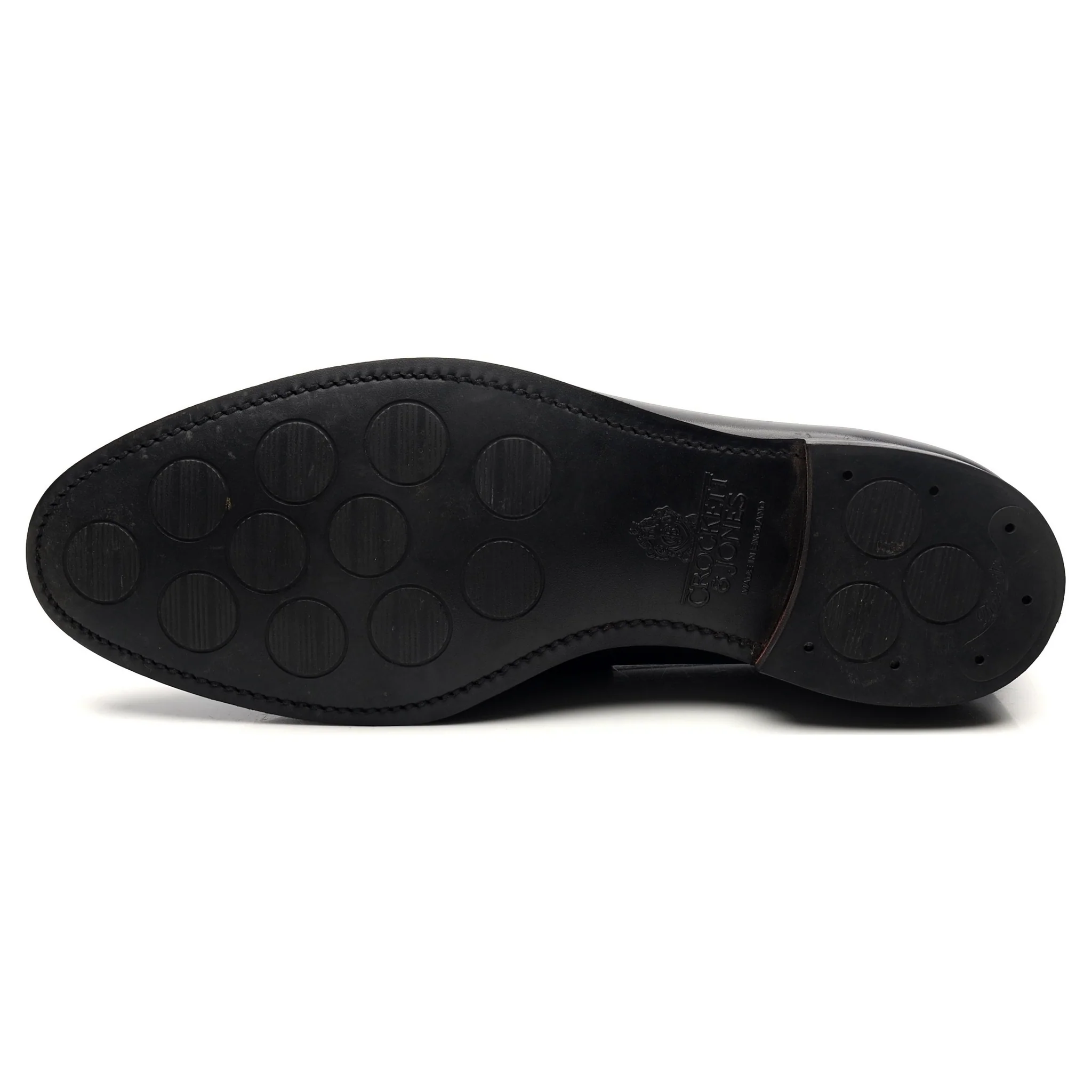 'Sydney' Black Leather Loafers UK 7 E - Image 10