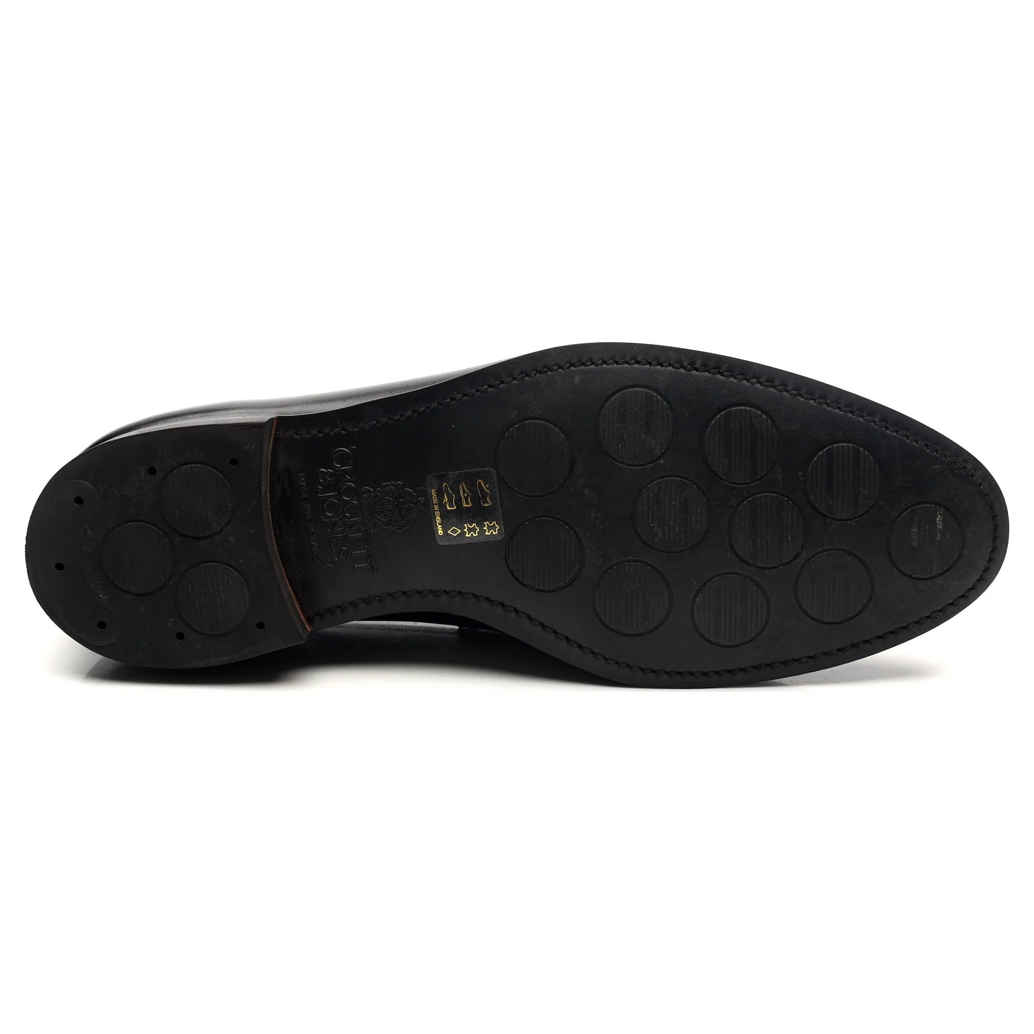 'Sydney' Black Leather Loafers UK 7 E - Image 11