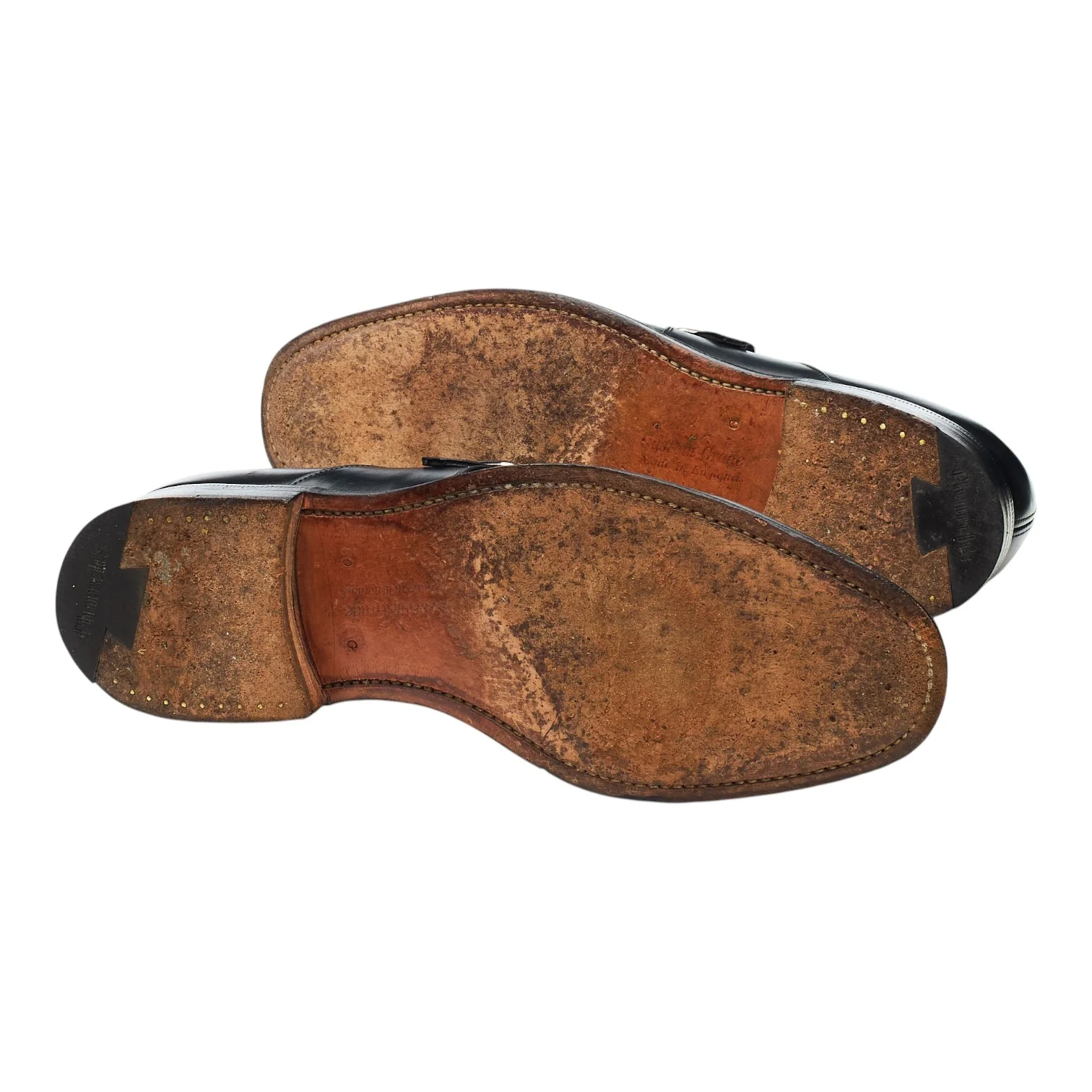 'Sydney' Black Leather Single Monk Strap UK 8 G - Image 5