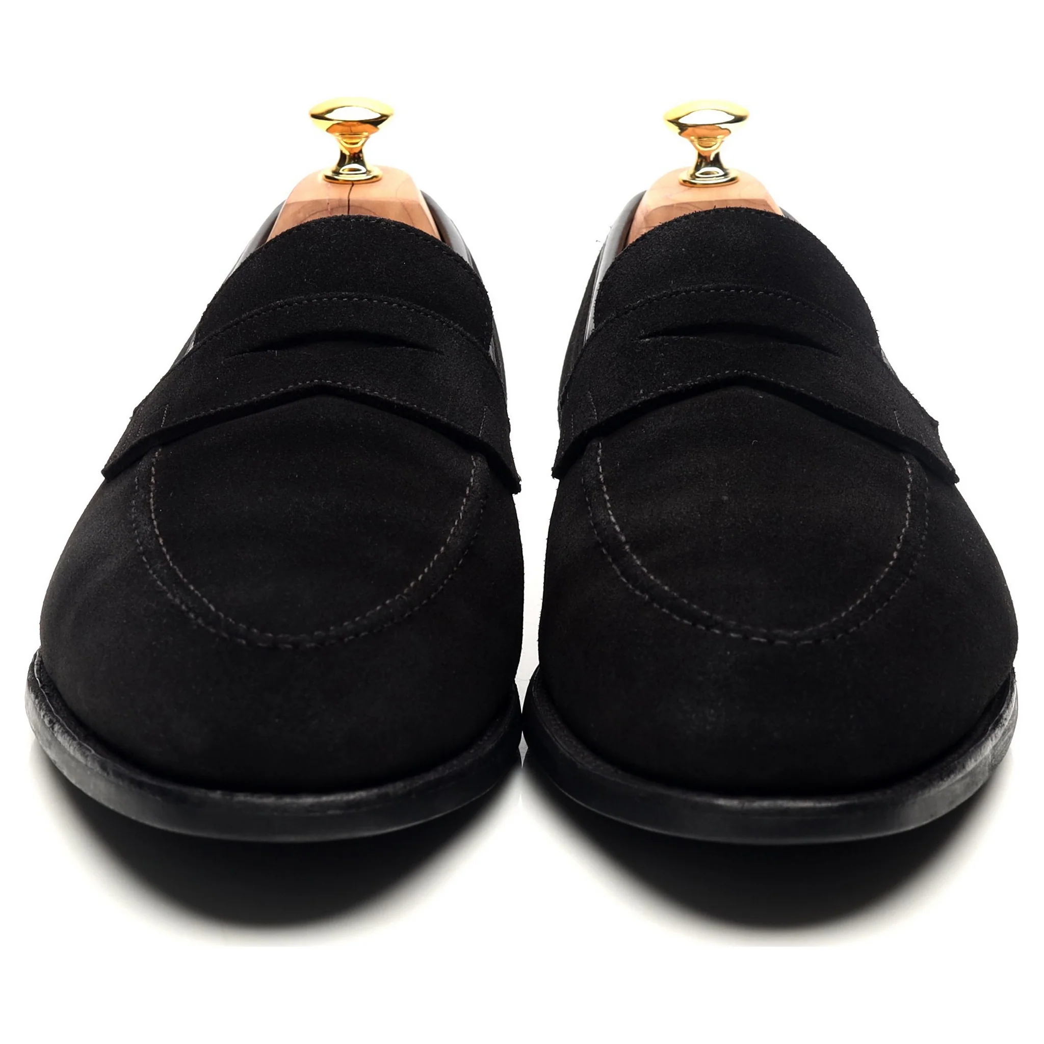 'Sydney' Black Suede Loafers UK 11 E - Image 8