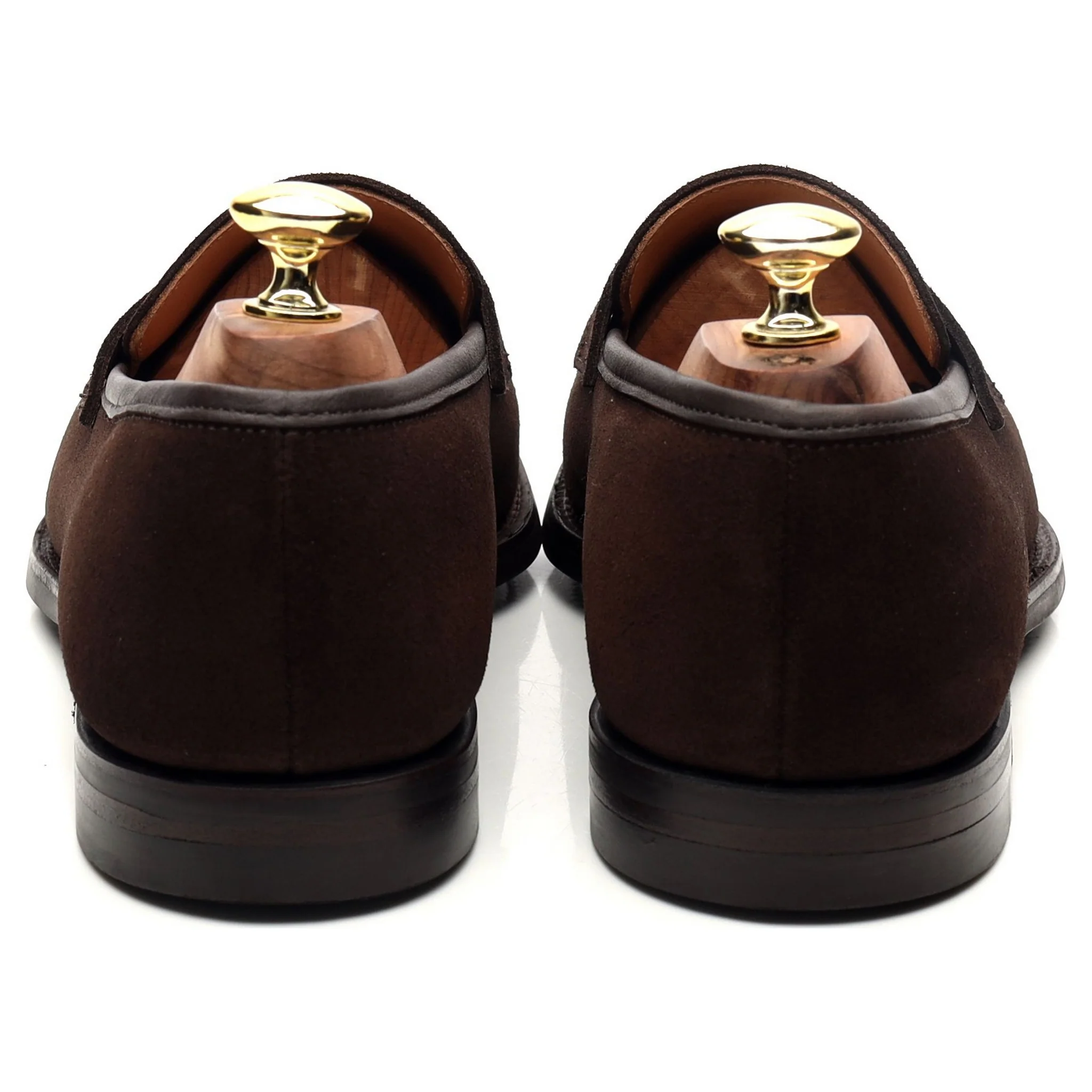 'Sydney' Dark Brown Suede Loafers UK 7 E - Image 4