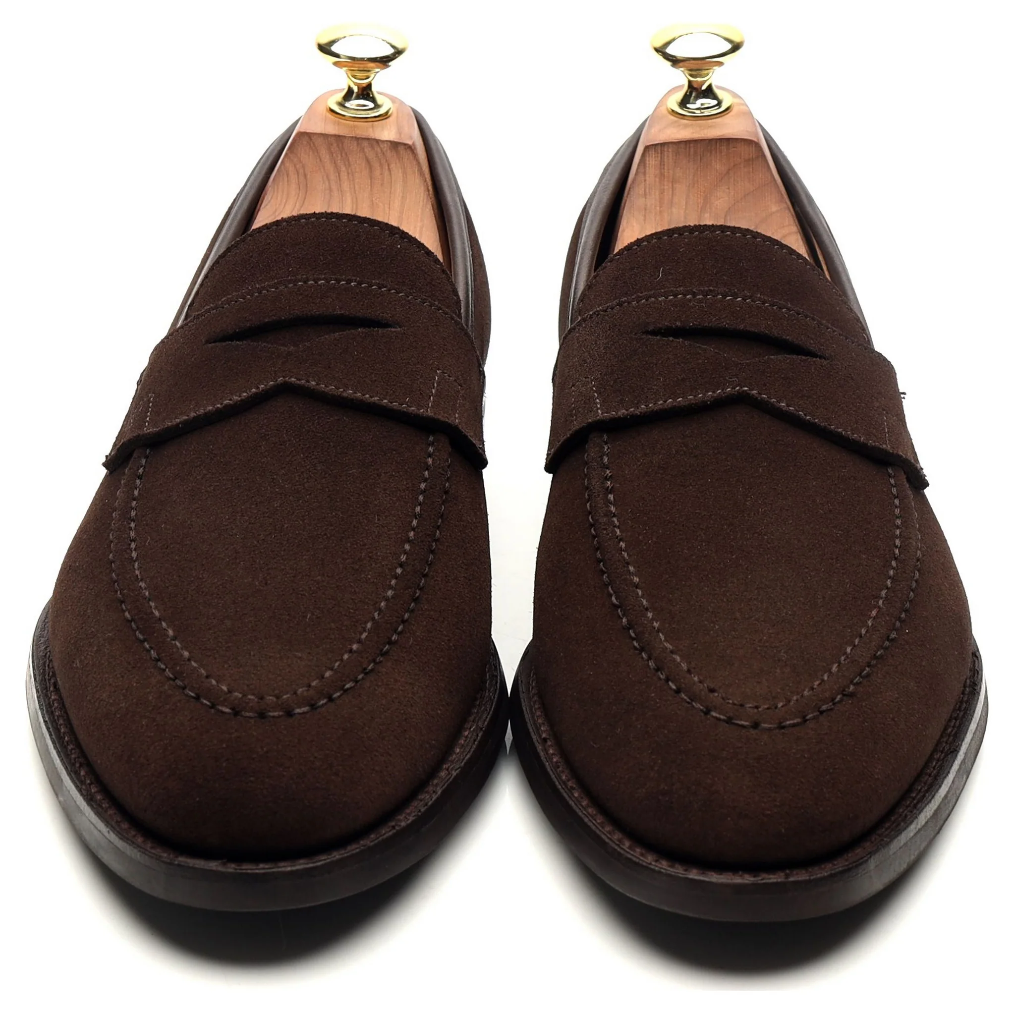 'Sydney' Dark Brown Suede Loafers UK 7 E - Image 9