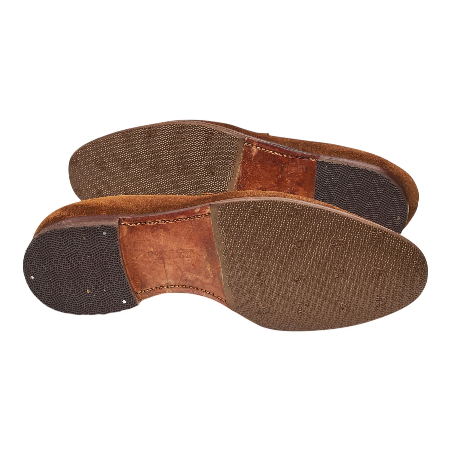 'Sydney' Snuff Brown Suede Loafers UK 8 E - Image 5