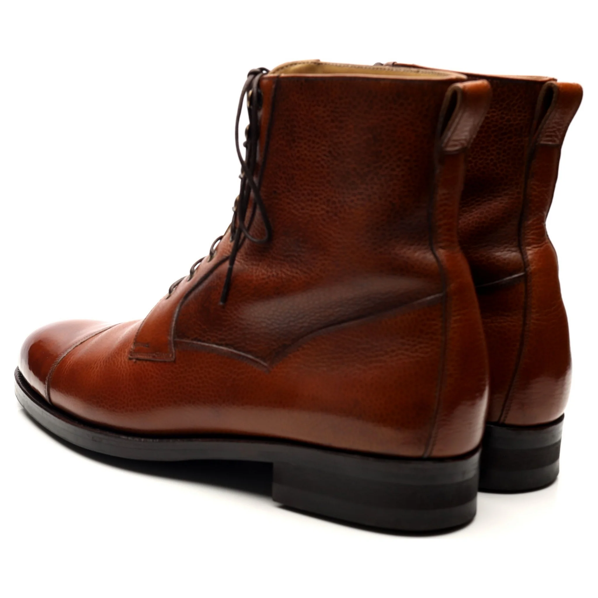 'Valway' Tan Brown Leather High Boots UK 9 EU 43 F - Image 3