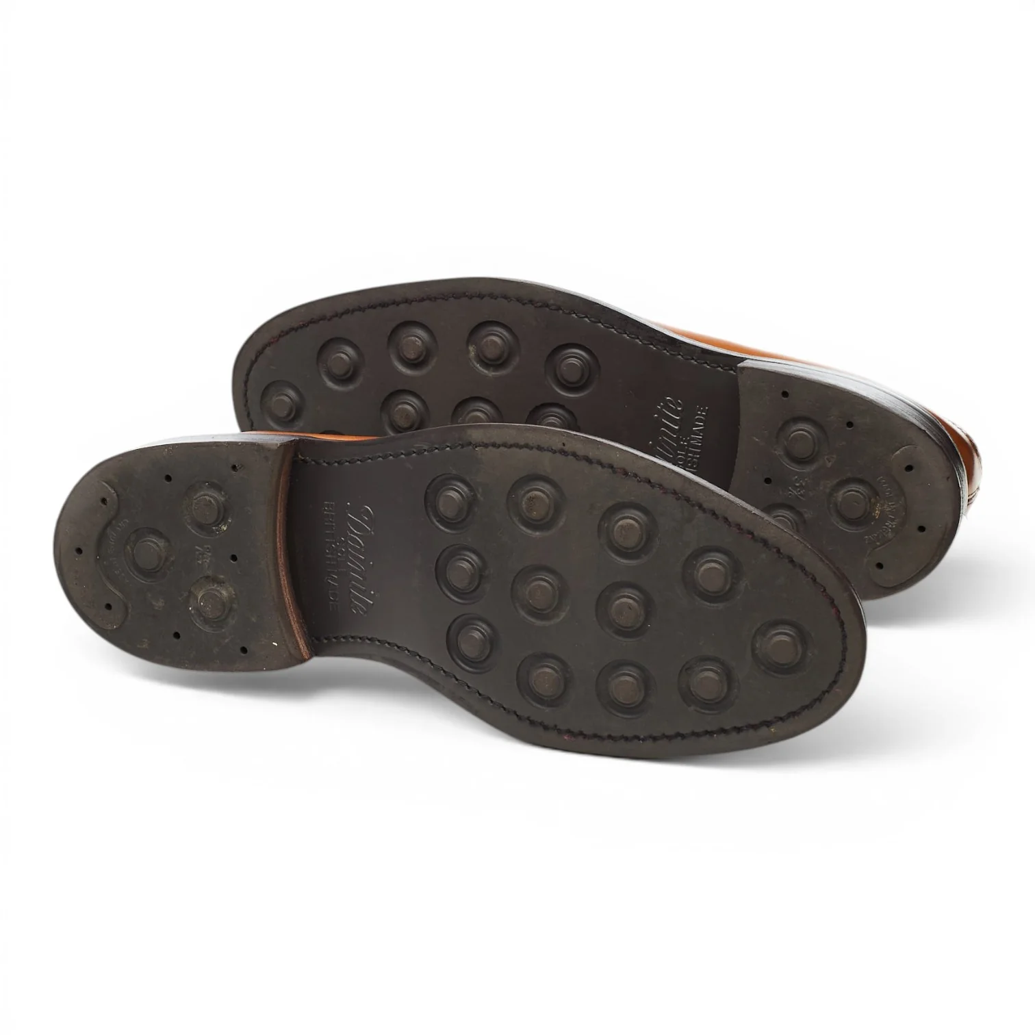 Tan Brown Leather Derby Brogues UK 7 F - Image 5