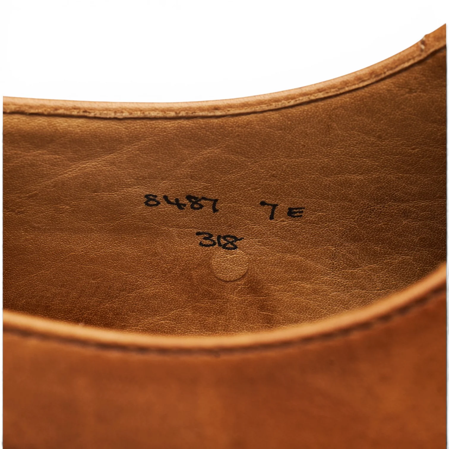 Tan Brown Leather Oxford Brogues UK 7 E - Image 8