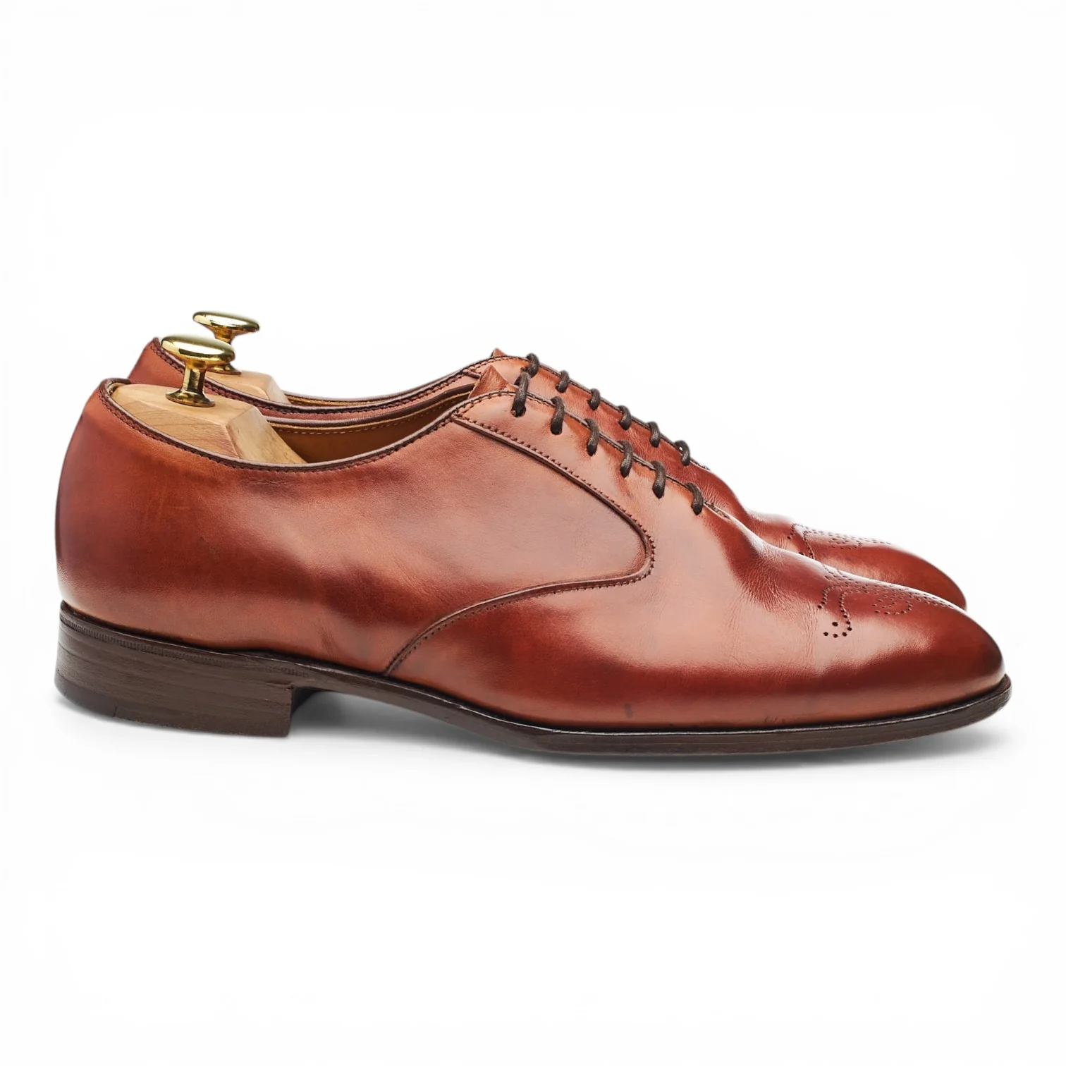 Tan Brown Leather Oxford UK 8.5