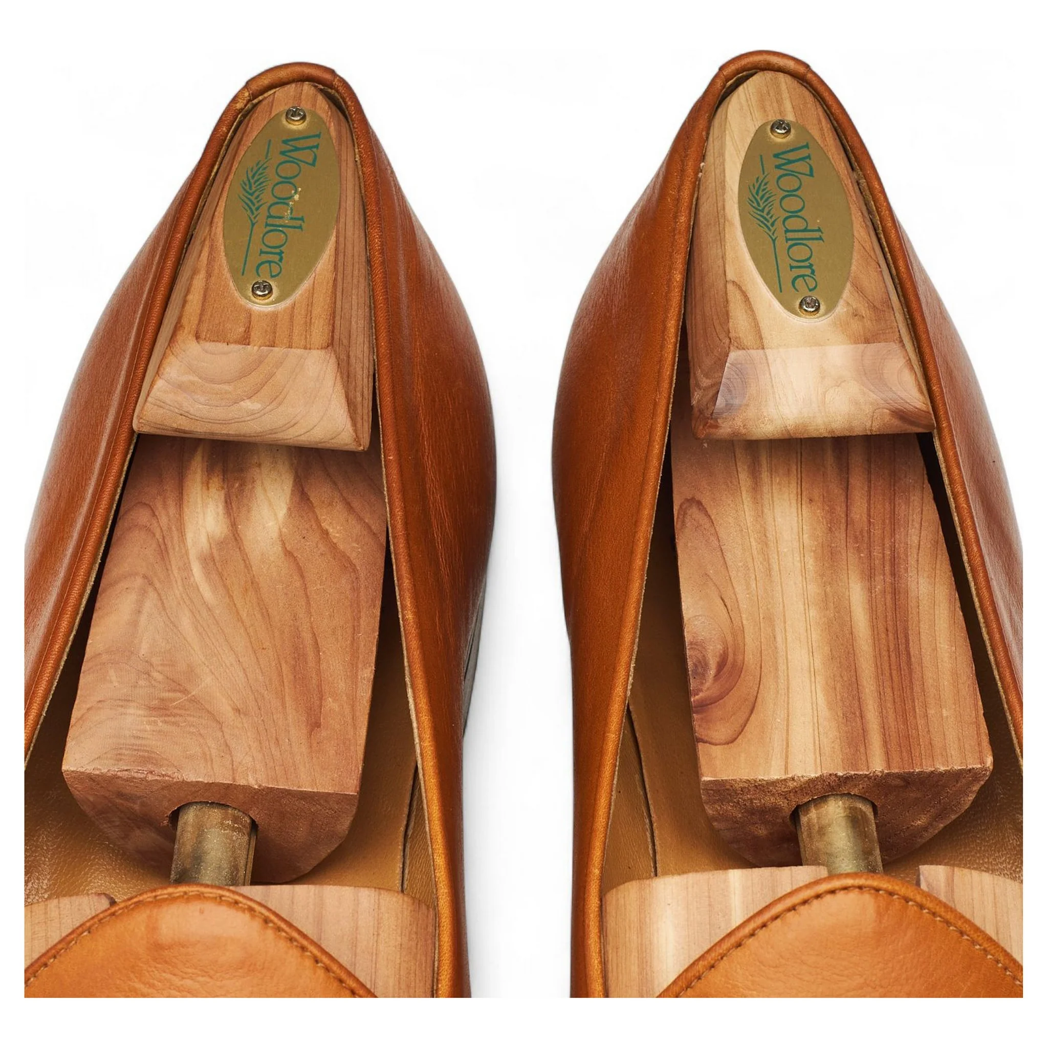 Tan Brown Leather Tassel Loafers UK 10 US 10.5 - Image 6