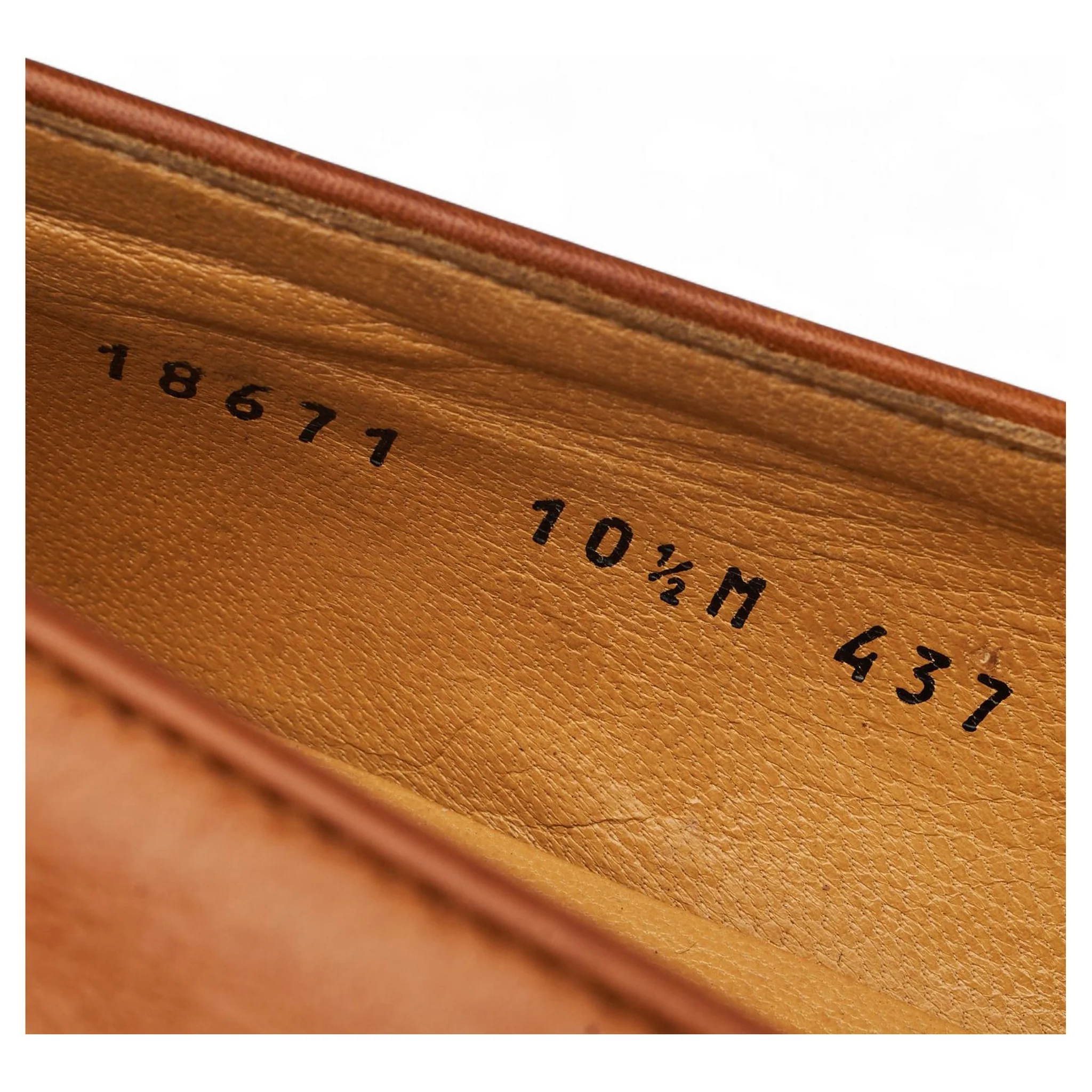 Tan Brown Leather Tassel Loafers UK 10 US 10.5 - Image 8
