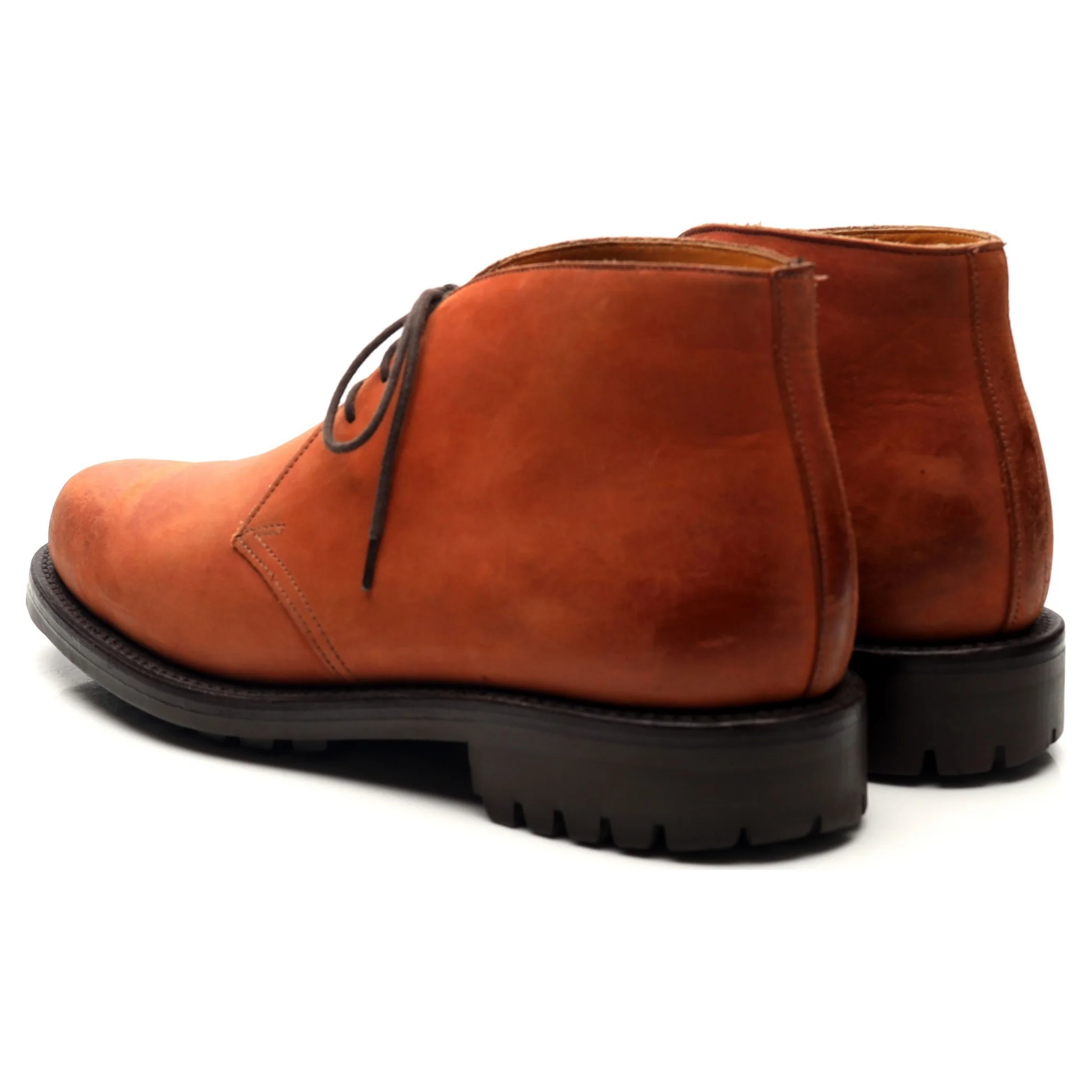 Tan Brown Nubuck Chukka Boots UK 7 F - Image 3
