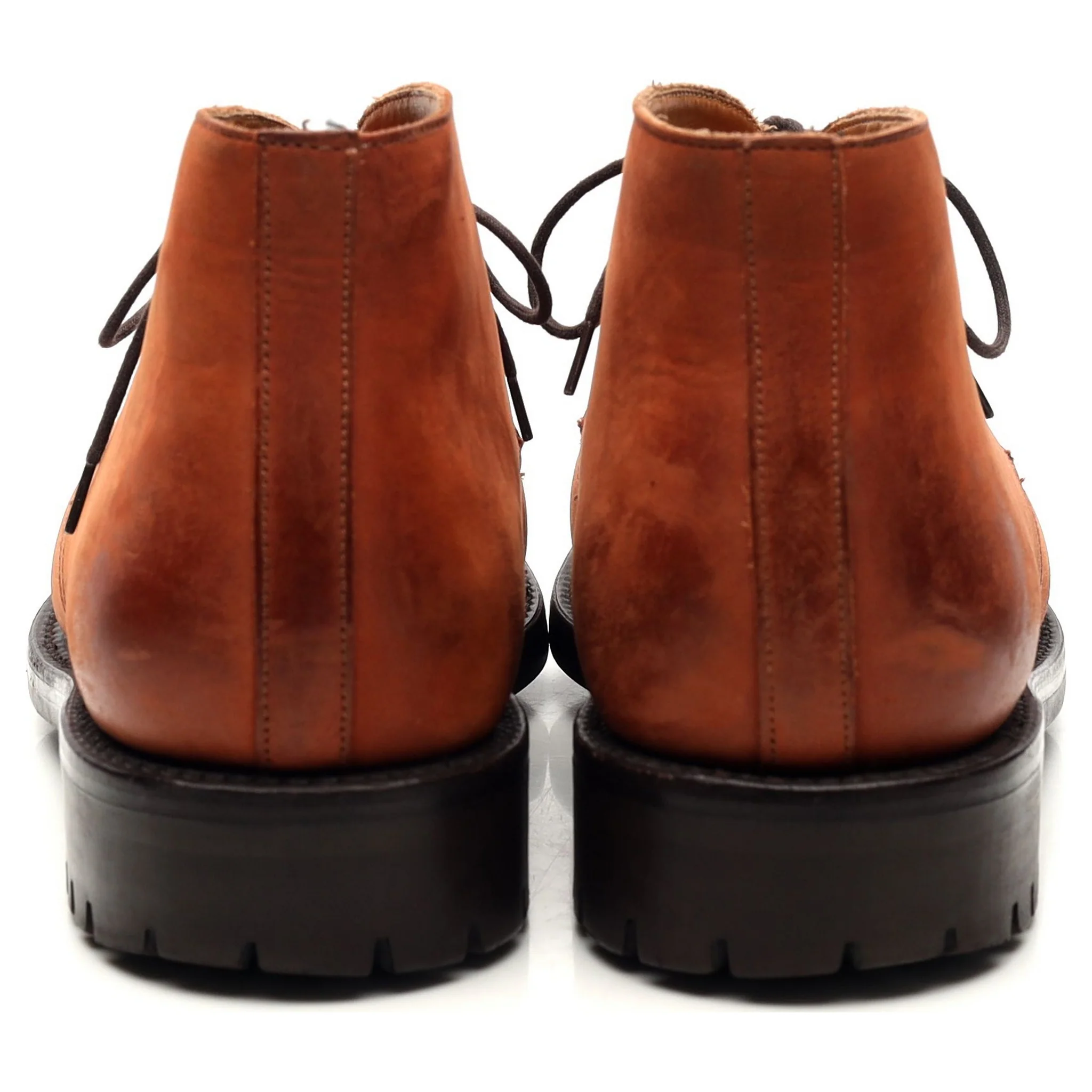 Tan Brown Nubuck Chukka Boots UK 7 F - Image 4