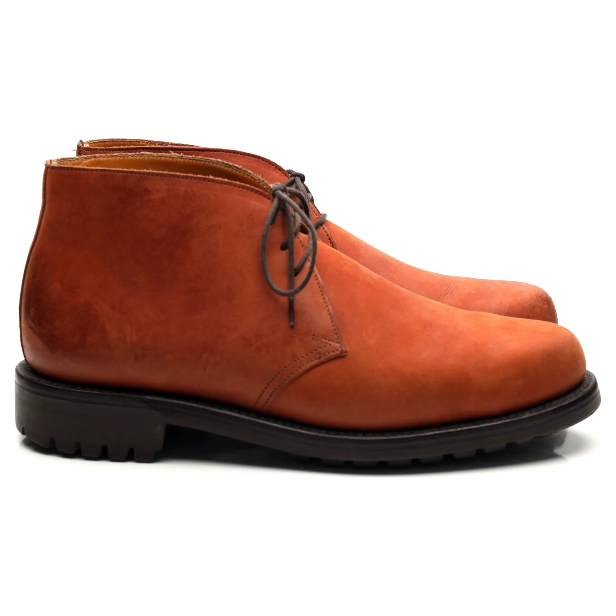 Tan Brown Nubuck Chukka Boots UK 7 F - Image 6