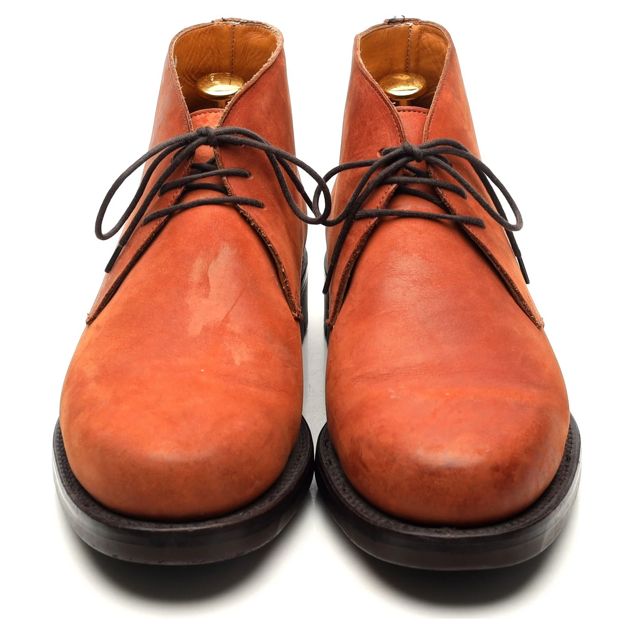 Tan Brown Nubuck Chukka Boots UK 7 F - Image 9