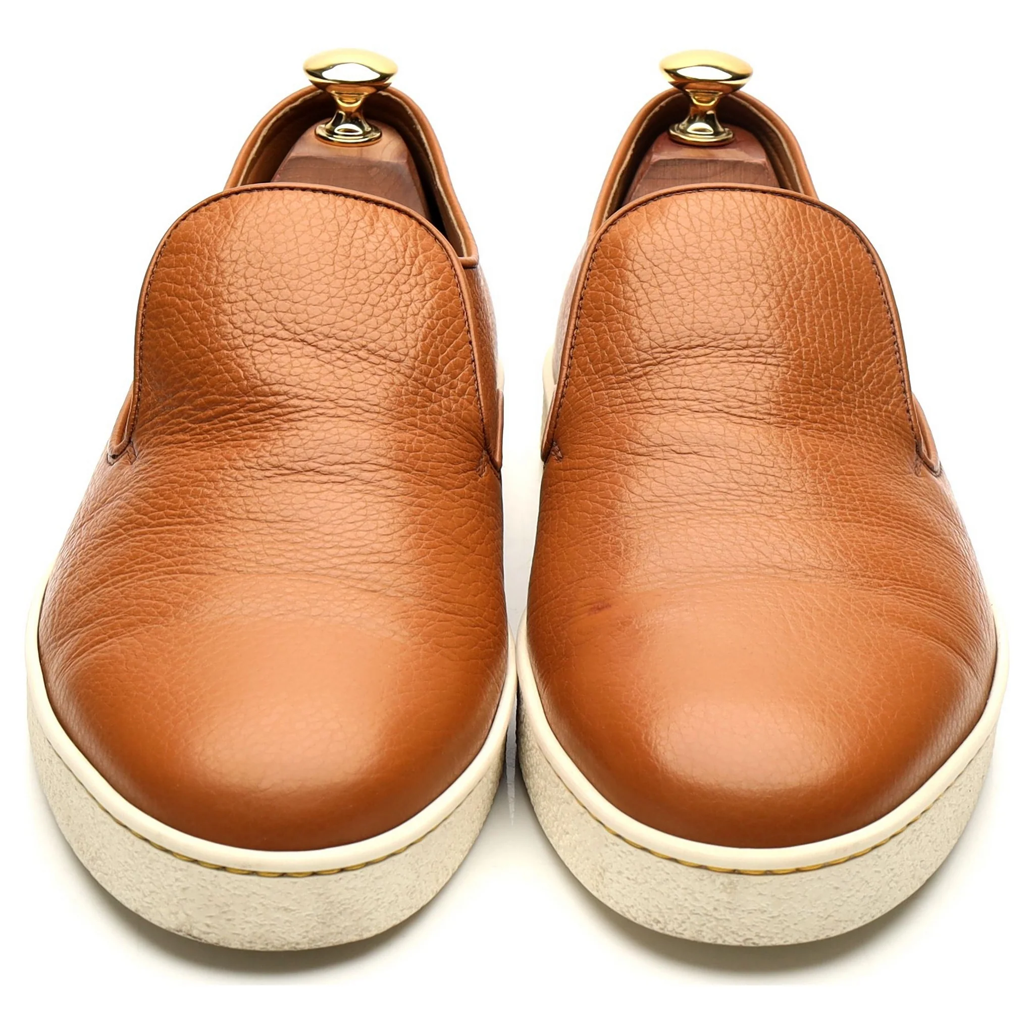 'Haven' Tan Brown Slip-on Sneakers UK 8.5 - Image 10