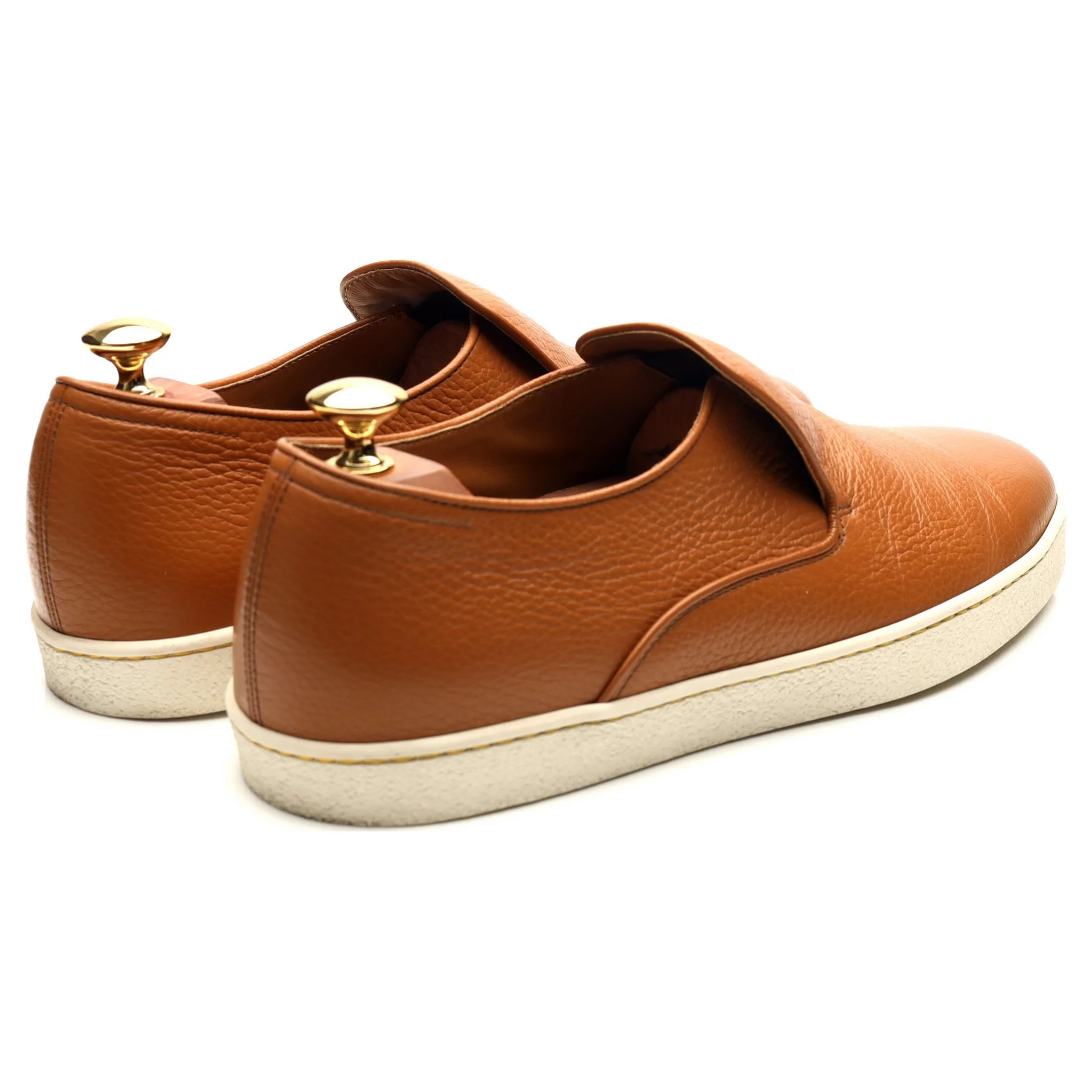 'Haven' Tan Brown Slip-on Sneakers UK 8.5 - Image 6