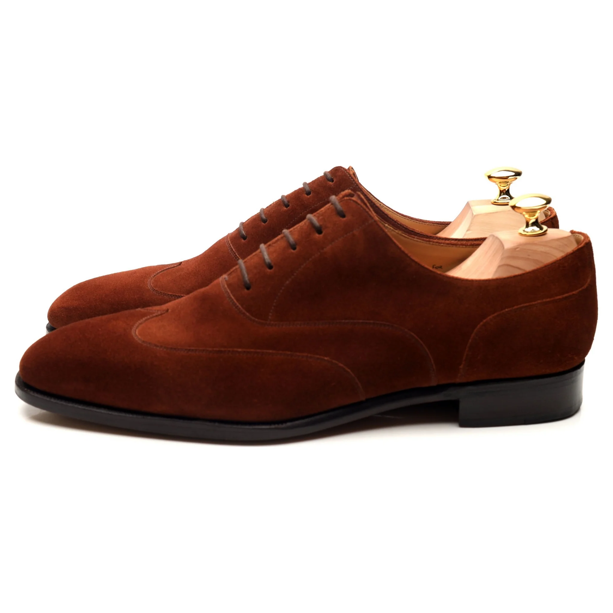 '106 Artista' Polo Brown Suede Oxford Austerity Brogue UK 11 G - Image 2