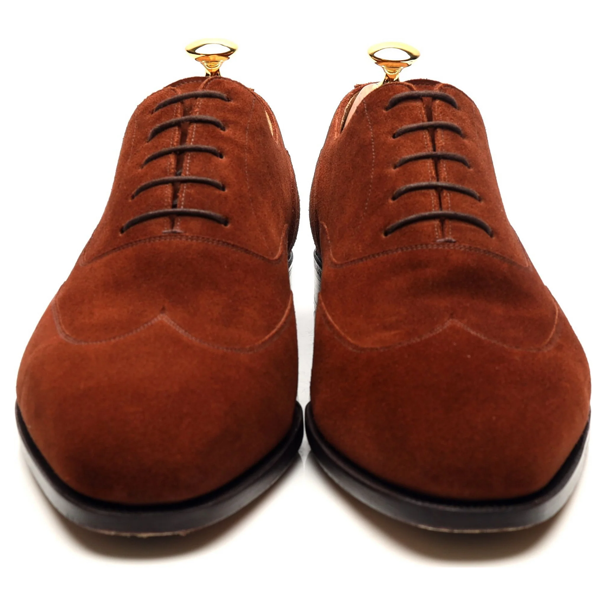 '106 Artista' Polo Brown Suede Oxford Austerity Brogue UK 11 G - Image 8