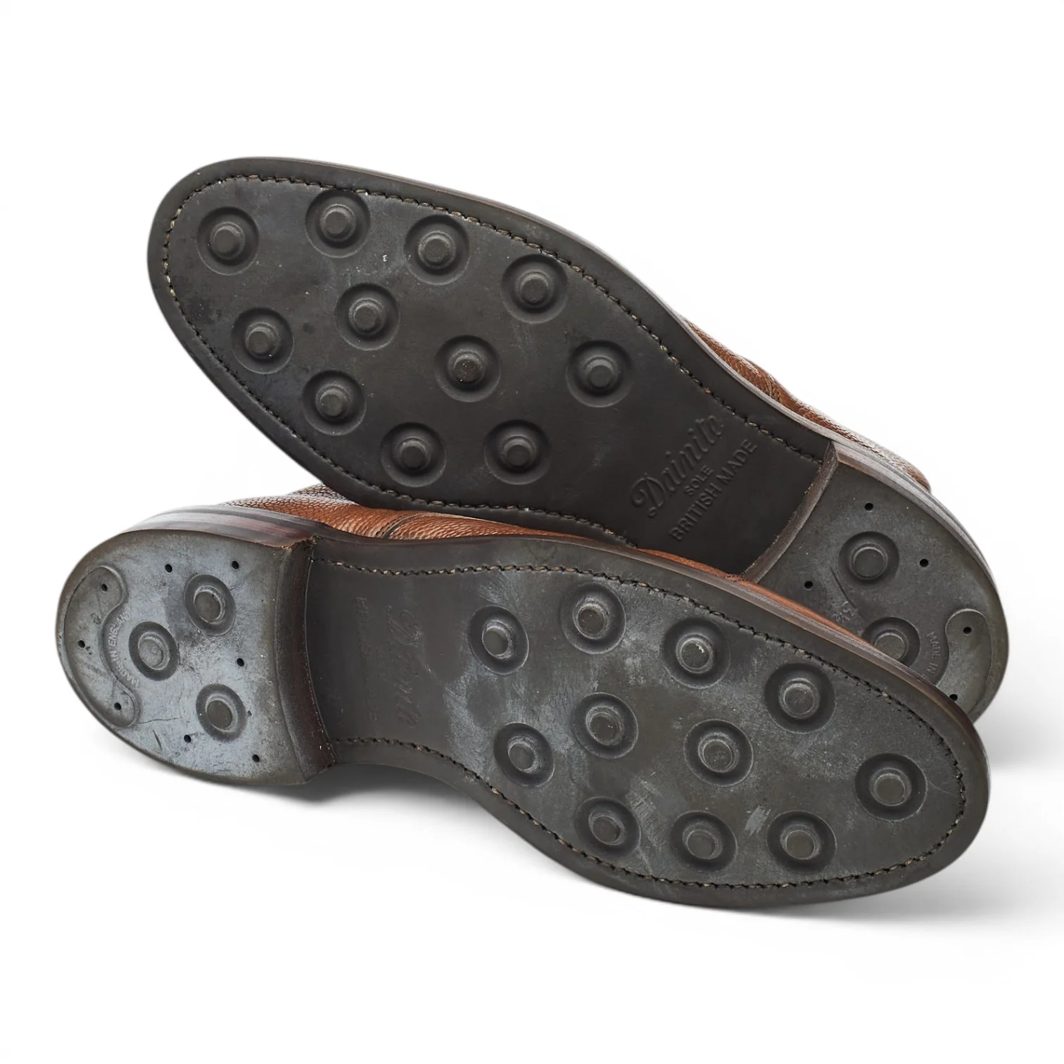 'Taron' Brown Grain Leather Boots UK 9.5 F - Image 5
