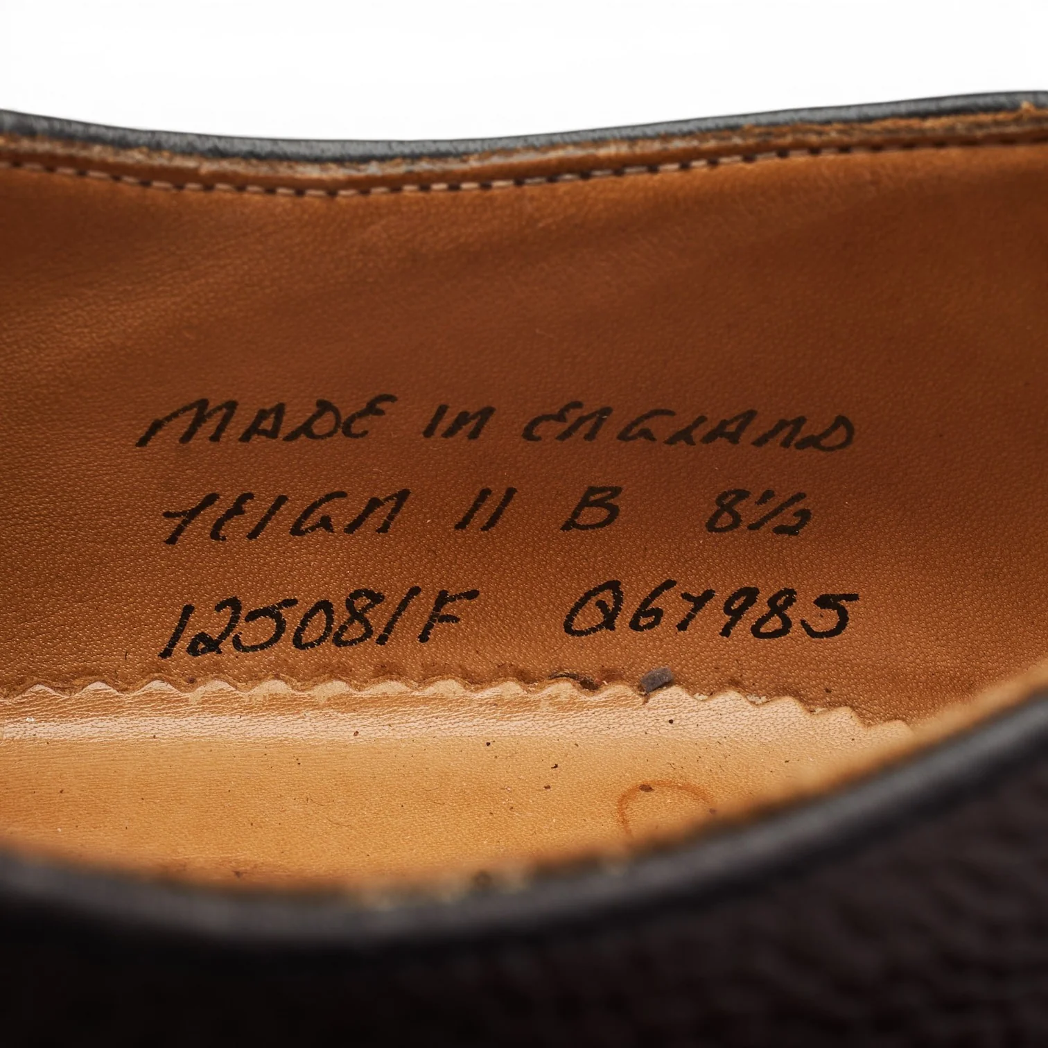 'Teign ll' Dark Brown Leather Derby UK 8.5 F - Image 7