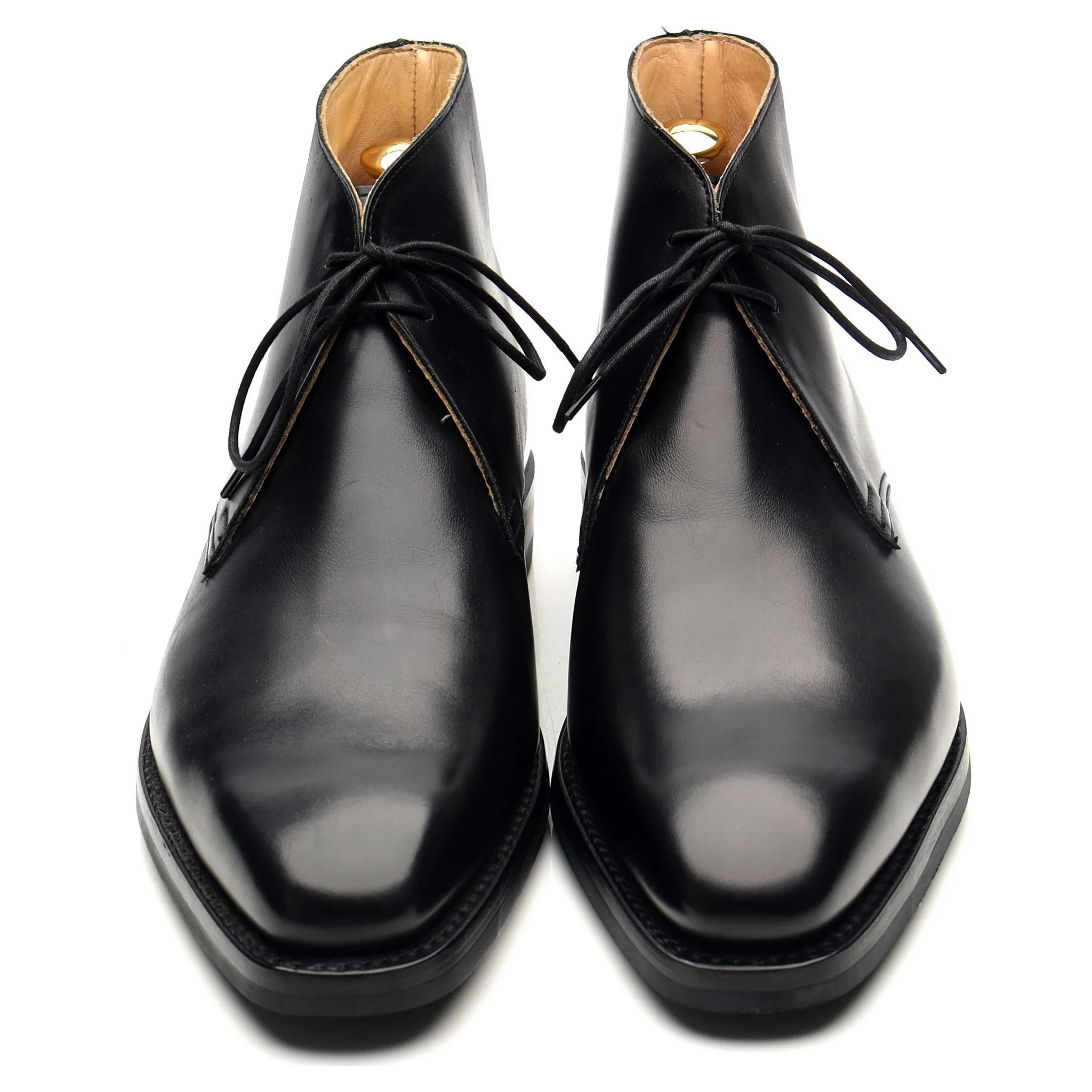 'Tetbury' Black Leather Chukka Boots UK 7.5 E - Image 9