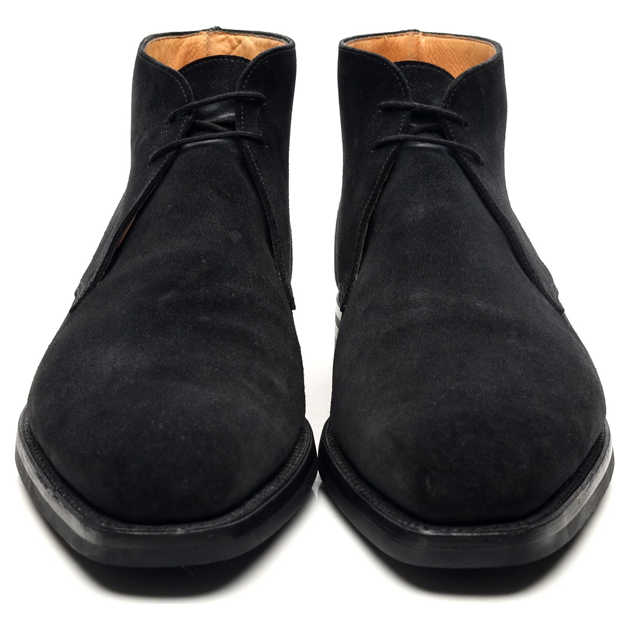'Tetbury' Black Suede Chukka Boots UK 9 E - Image 8