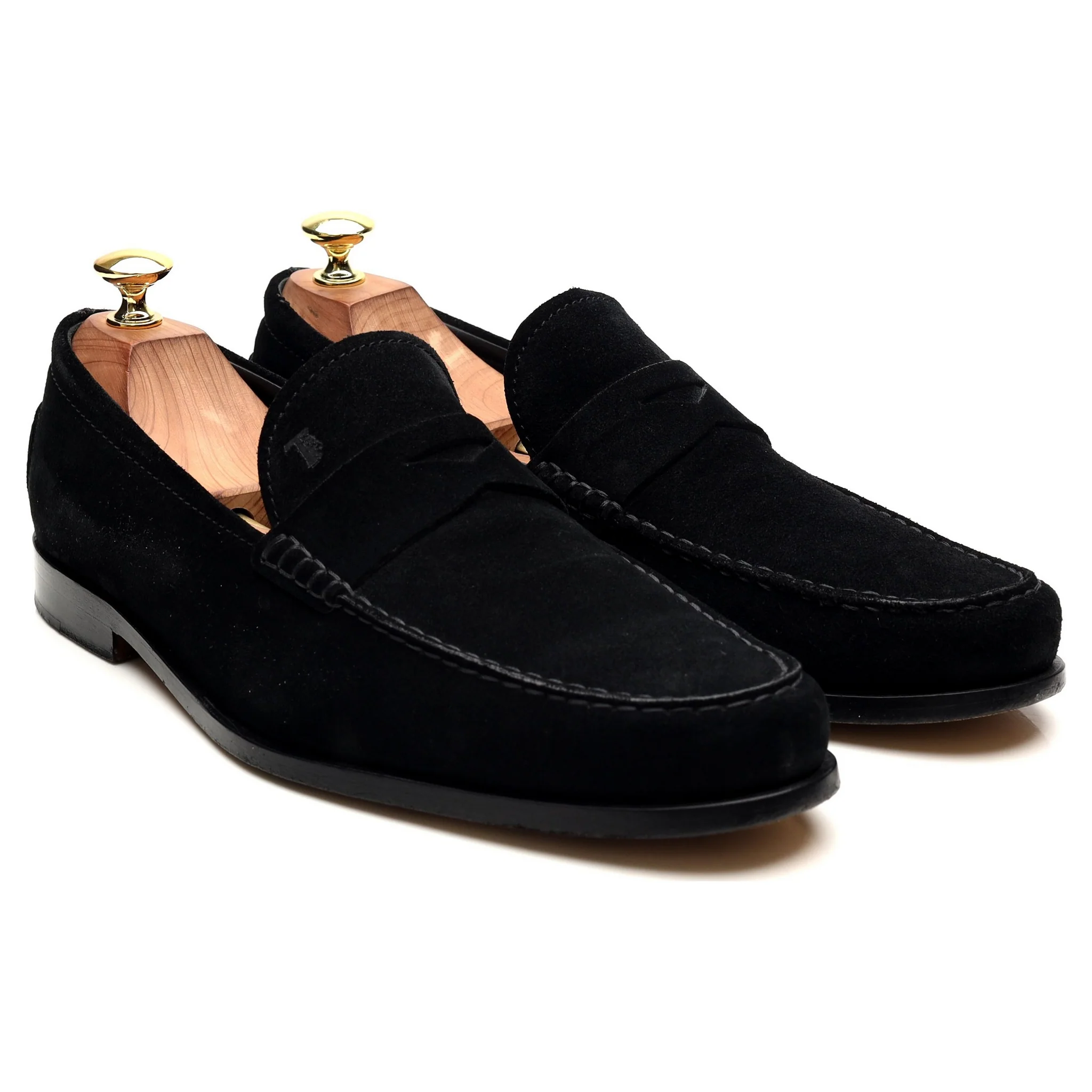 Black Suede Loafers UK 8.5 - Image 7
