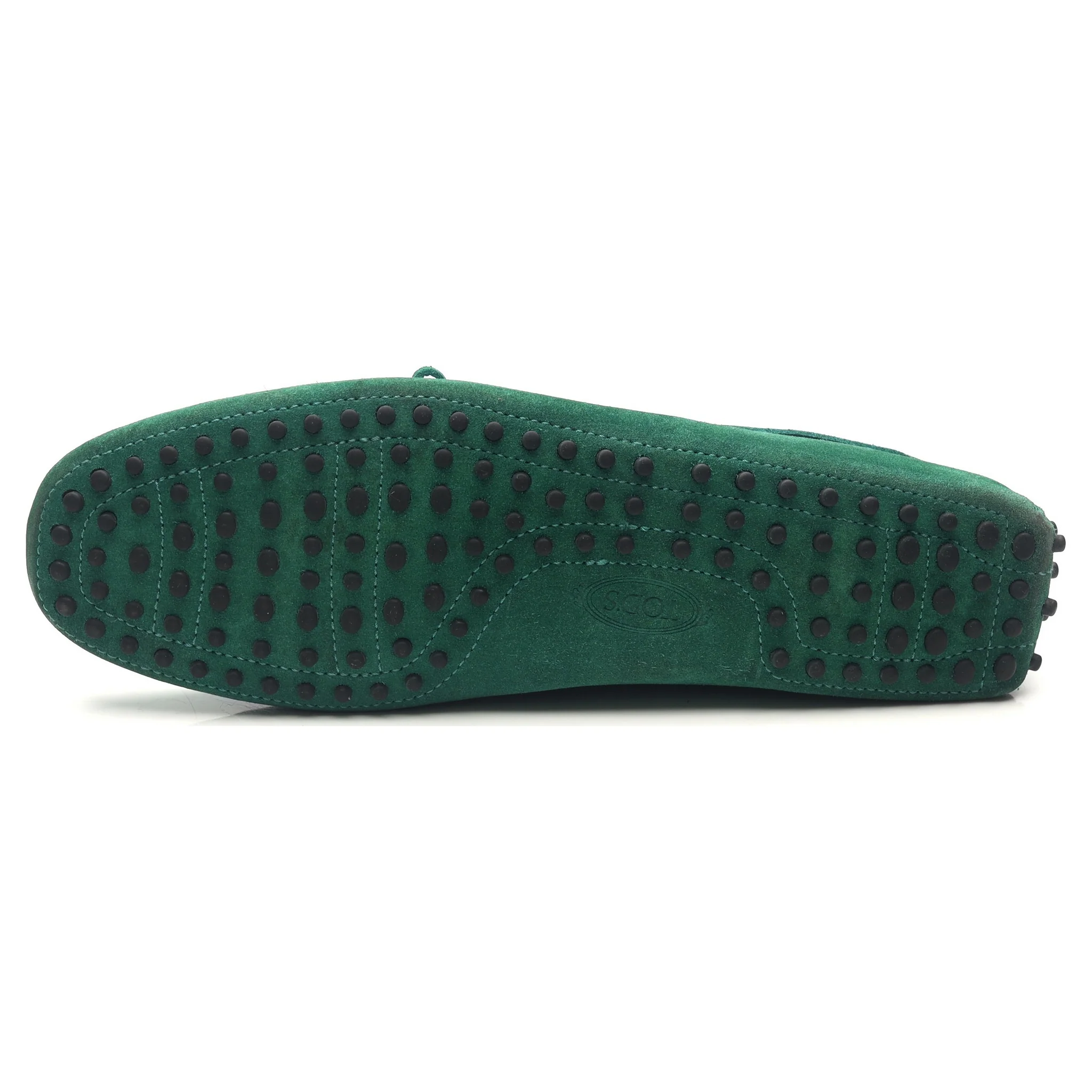 Gommino Green Suede Driving Loafers UK 10 - Image 10