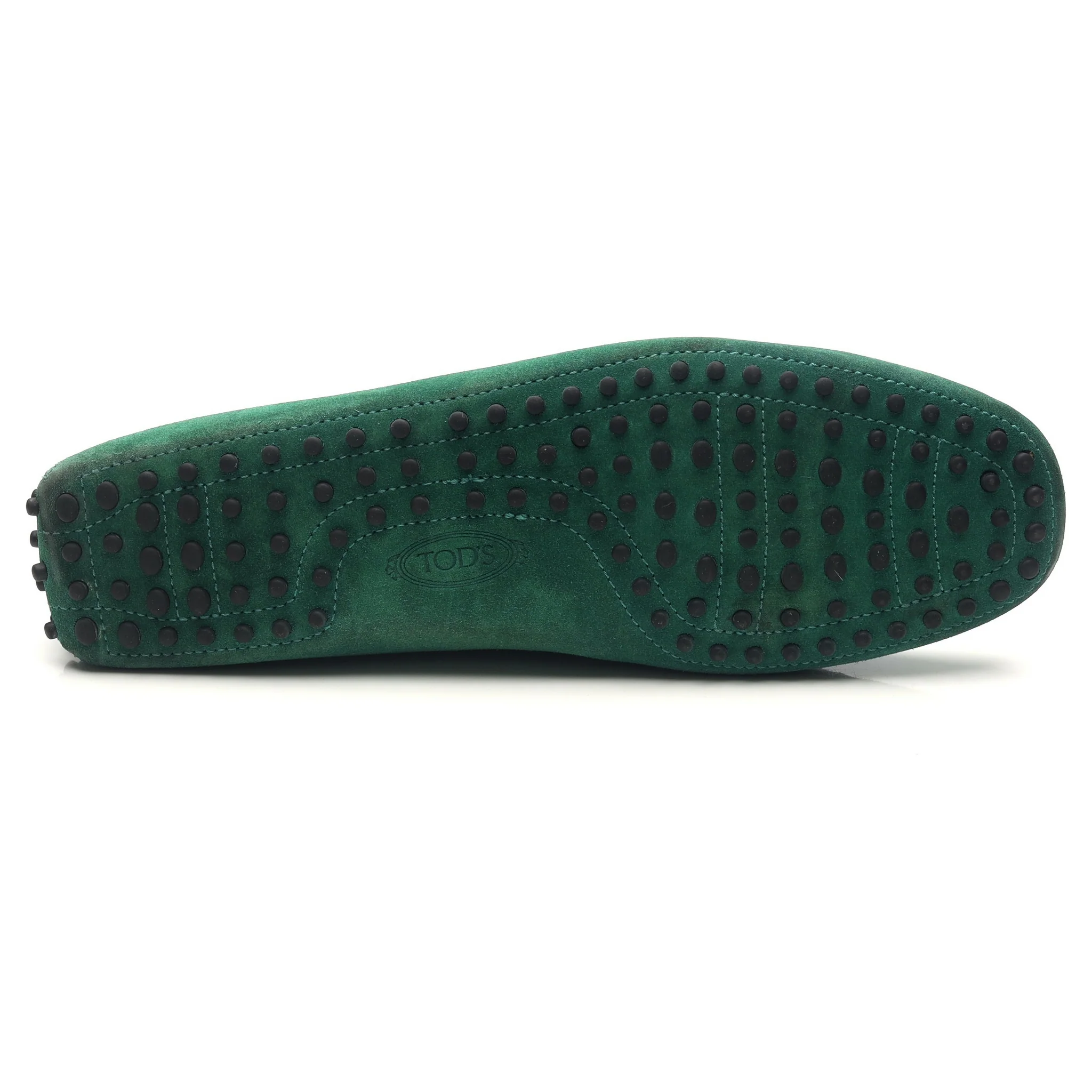Gommino Green Suede Driving Loafers UK 10 - Image 11