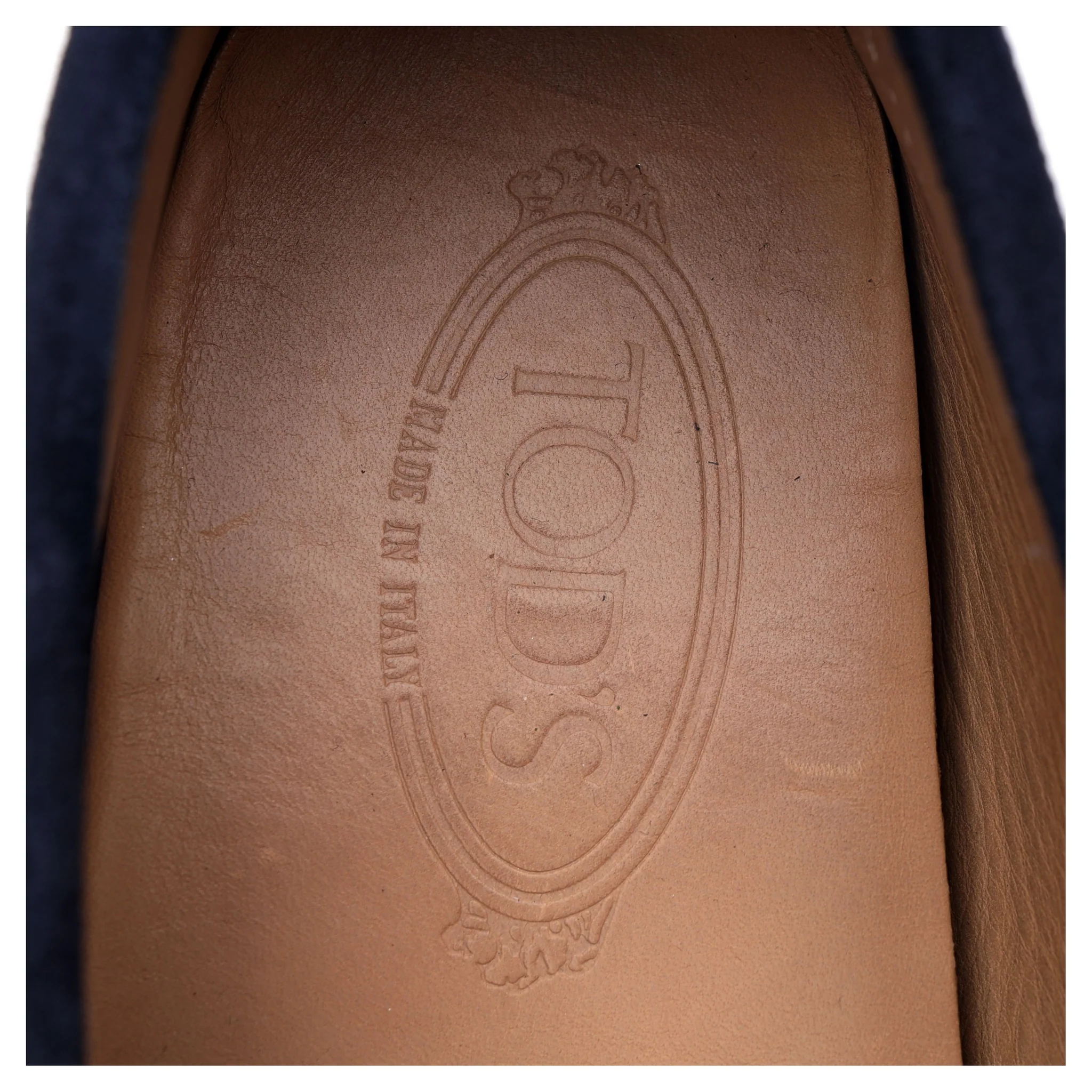 Gommino Navy Blue Suede Driving Loafers UK 9 - Image 12