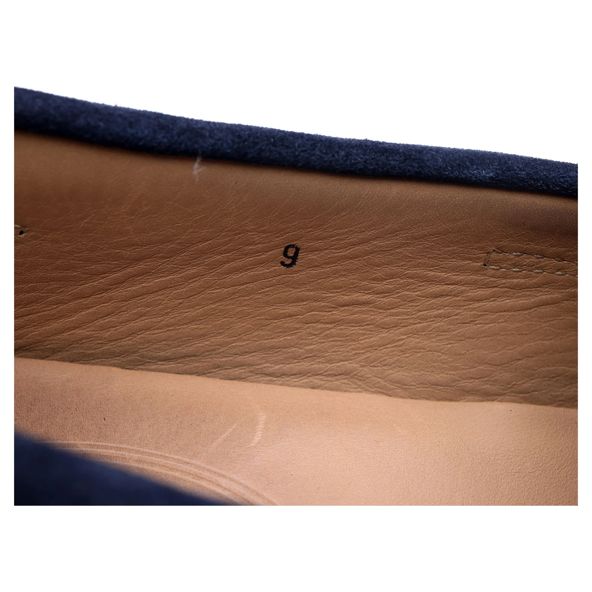 Gommino Navy Blue Suede Driving Loafers UK 9 - Image 13