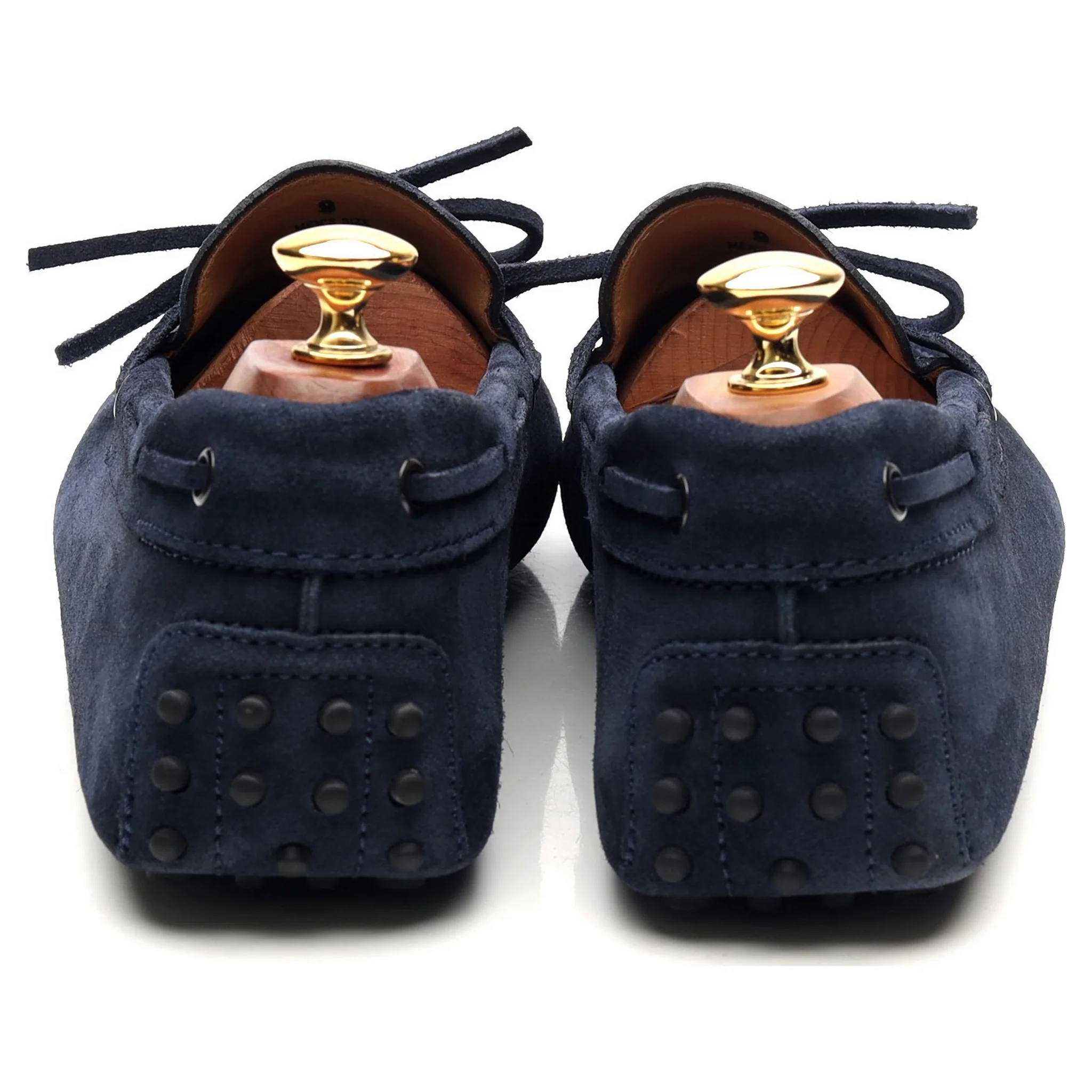 Gommino Navy Blue Suede Driving Loafers UK 9 - Image 4