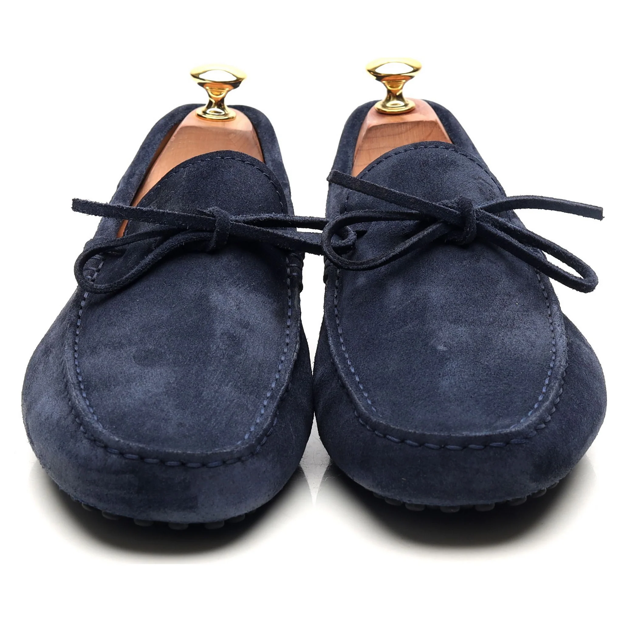 Gommino Navy Blue Suede Driving Loafers UK 9 - Image 8