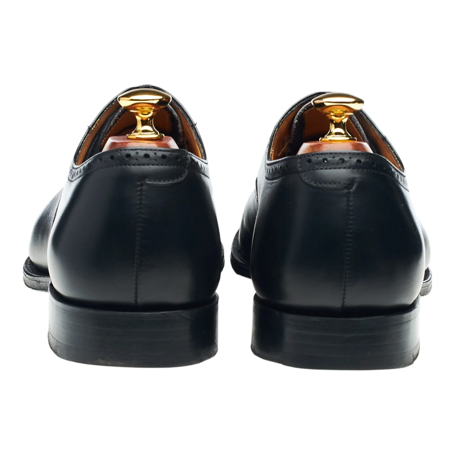 'Toronto' Black Leather Oxford Brogues UK 9.5 G - Image 4