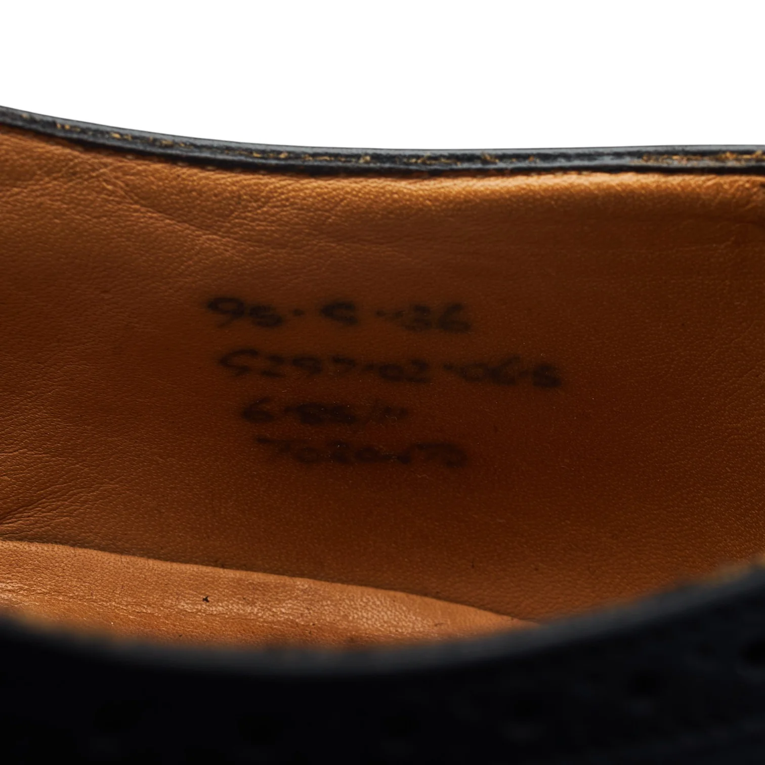 'Toronto' Black Leather Oxford Brogues UK 9.5 G - Image 7