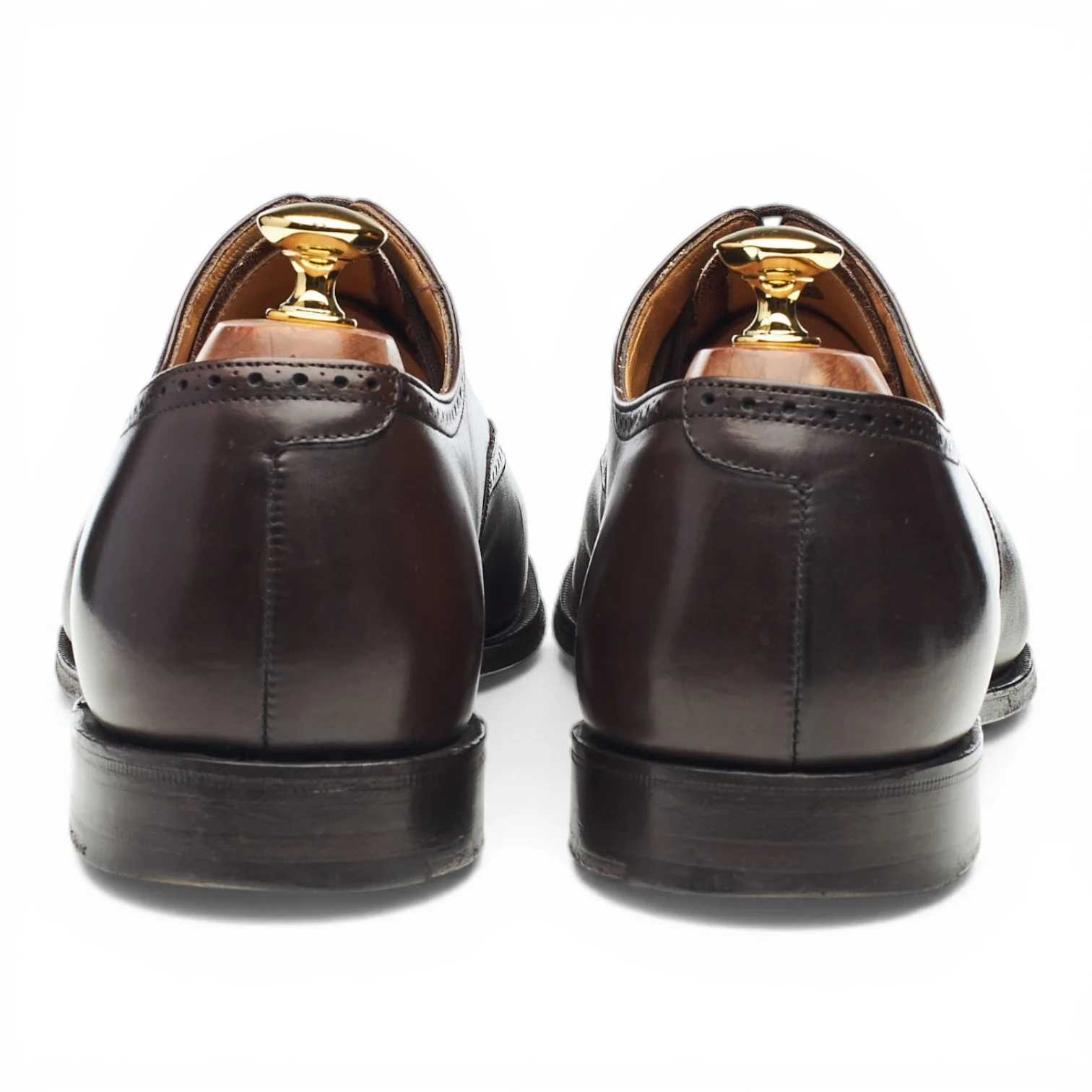 'Toronto' Dark Brown Leather Oxford Brogues UK 9.5 G - Image 4
